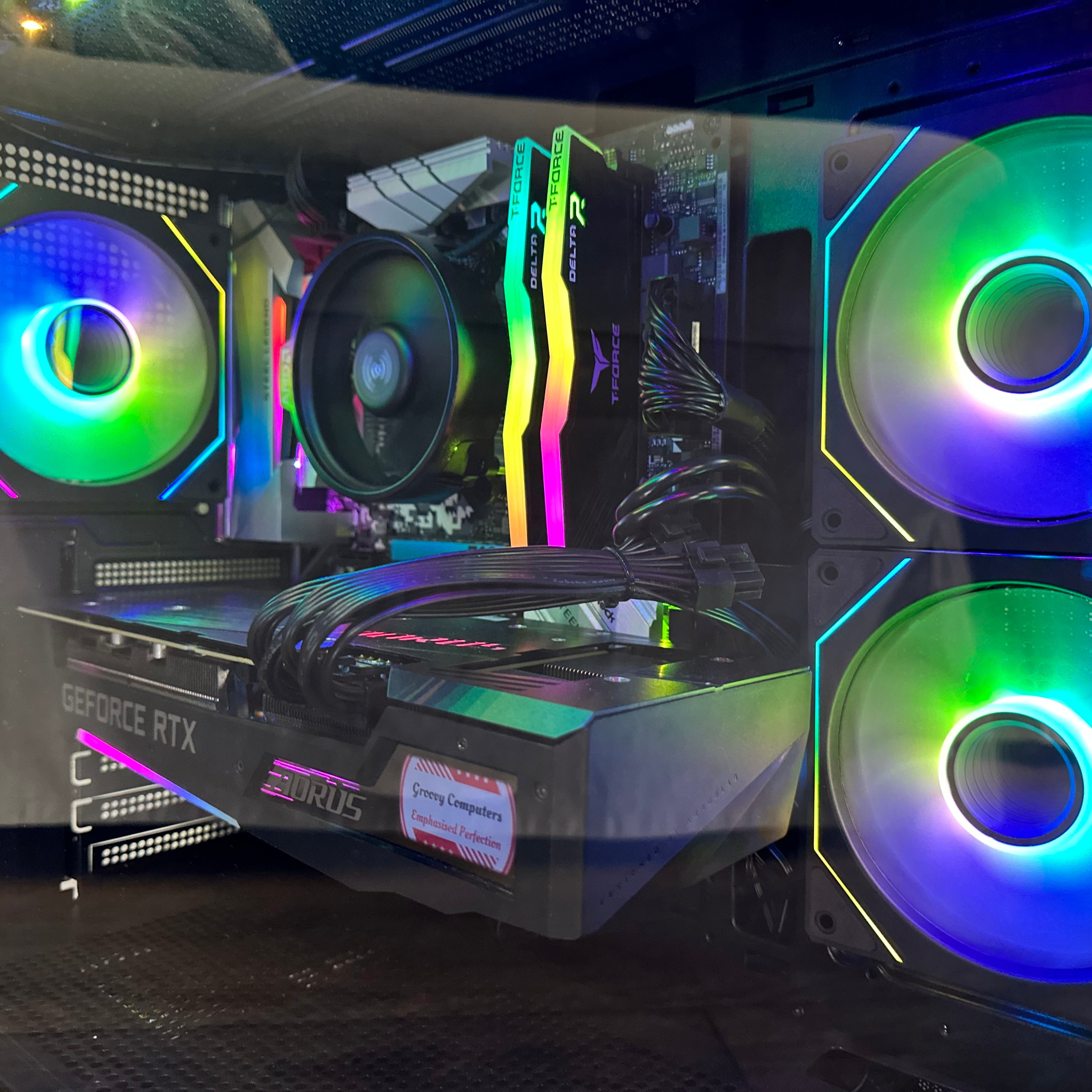 1080p Video Editing Ryzen 7 2700 Gaming PC | 8-Core | RX 6600 8GB | 16GB RAM | 1TB SSD | STEEL LEGEND™ | Brand New