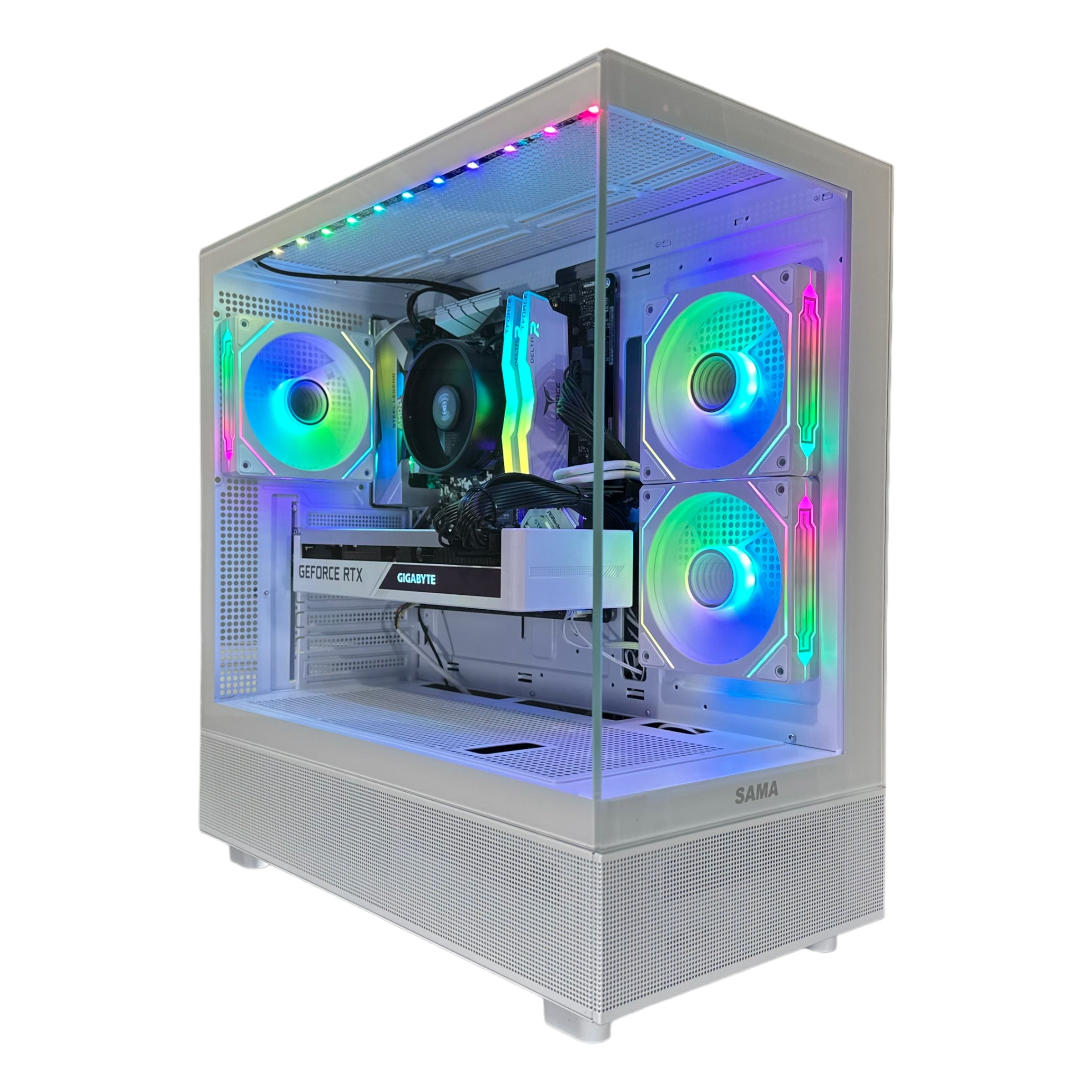 Ryzen 5 5600 Gaming PC | 6-Core | RTX 30/40/50 Series Options | 16GB RAM | 1TB NVMe SSD | STEEL LEGEND™ | Brand New - Groovy Computers