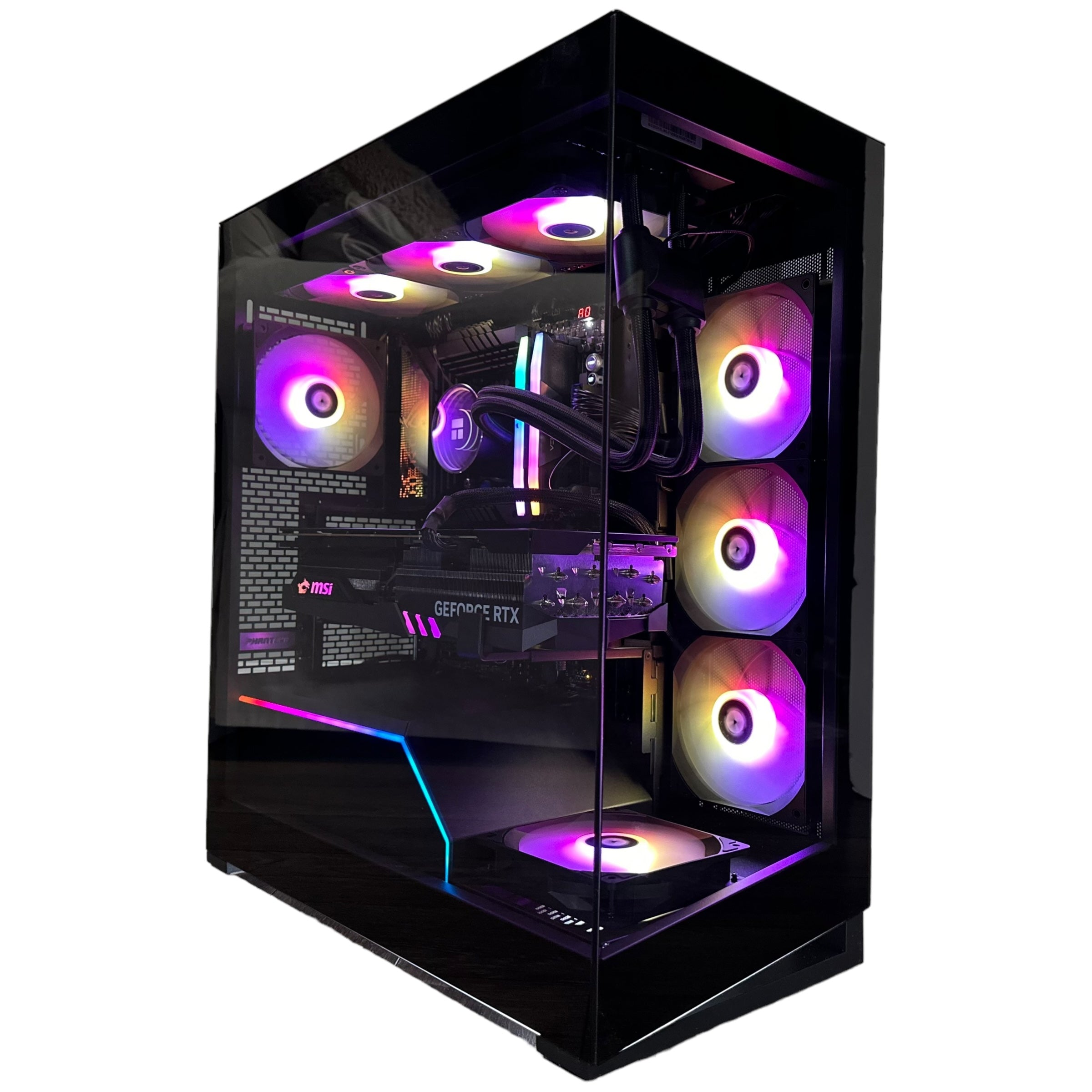 4K Top Tier Workstation i9-14900KF Gaming PC | 24-Core | RTX 5090 32GB | 64GB DDR5 6000MHz | 2TB GEN 4 NVMe SSD | ASUS ROG MAXIMUS™ | WIFI + BT | Brand New
