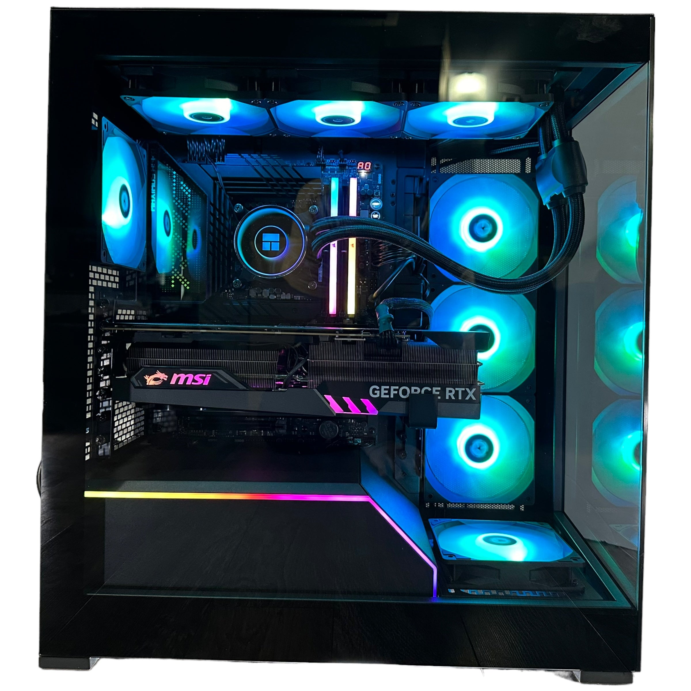 4K Top Tier Workstation i9-14900KF Gaming PC | 24-Core | RTX 5090 32GB | 64GB DDR5 6000MHz | 2TB GEN 4 NVMe SSD | ASUS ROG MAXIMUS™ | WIFI + BT | Brand New