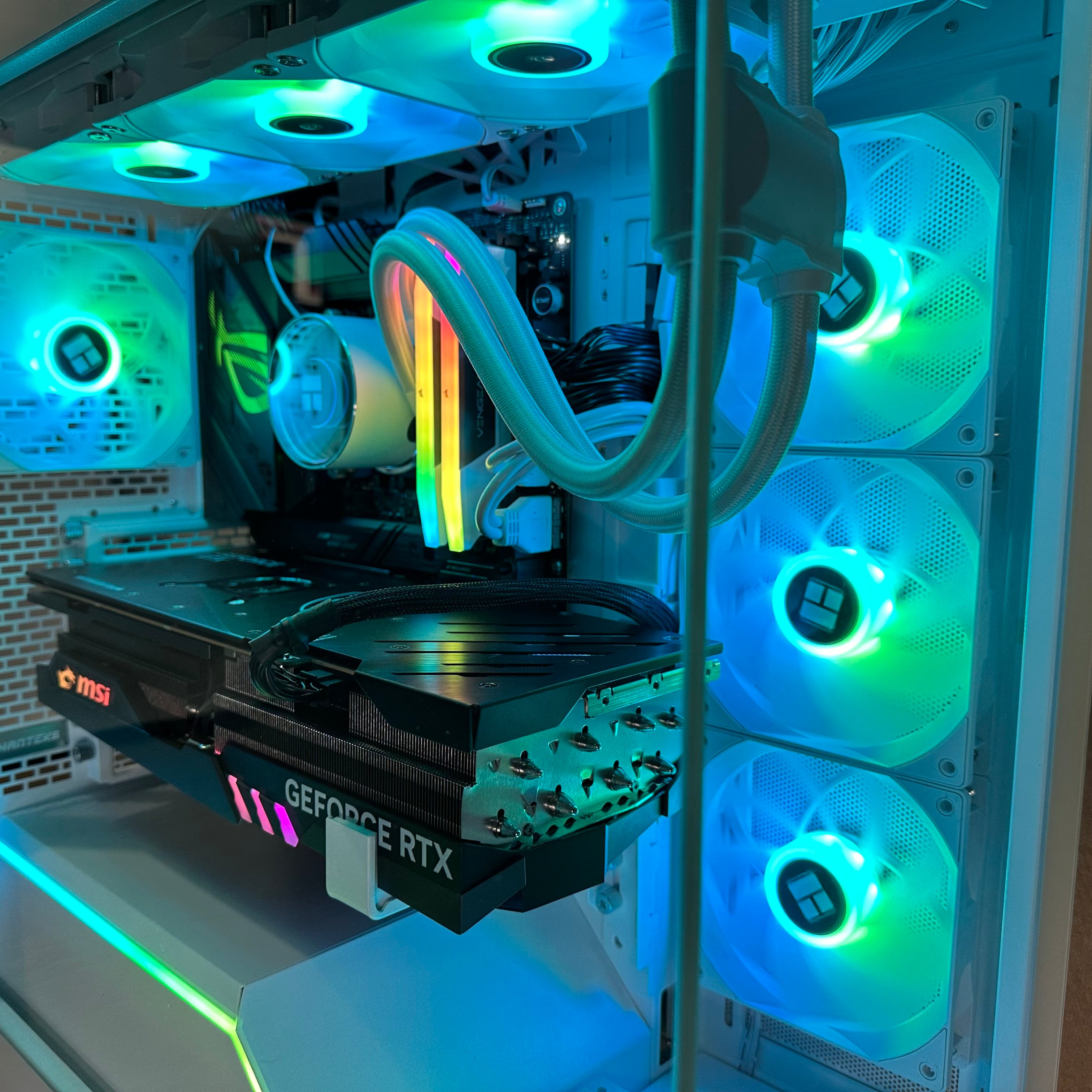 4K Top Tier Workstation i9-14900KF Gaming PC | 24-Core | RTX 5090 32GB | 64GB DDR5 6000MHz | 2TB GEN 4 NVME SSD | ASUS ROG™ | WIFI + BT | Brand New