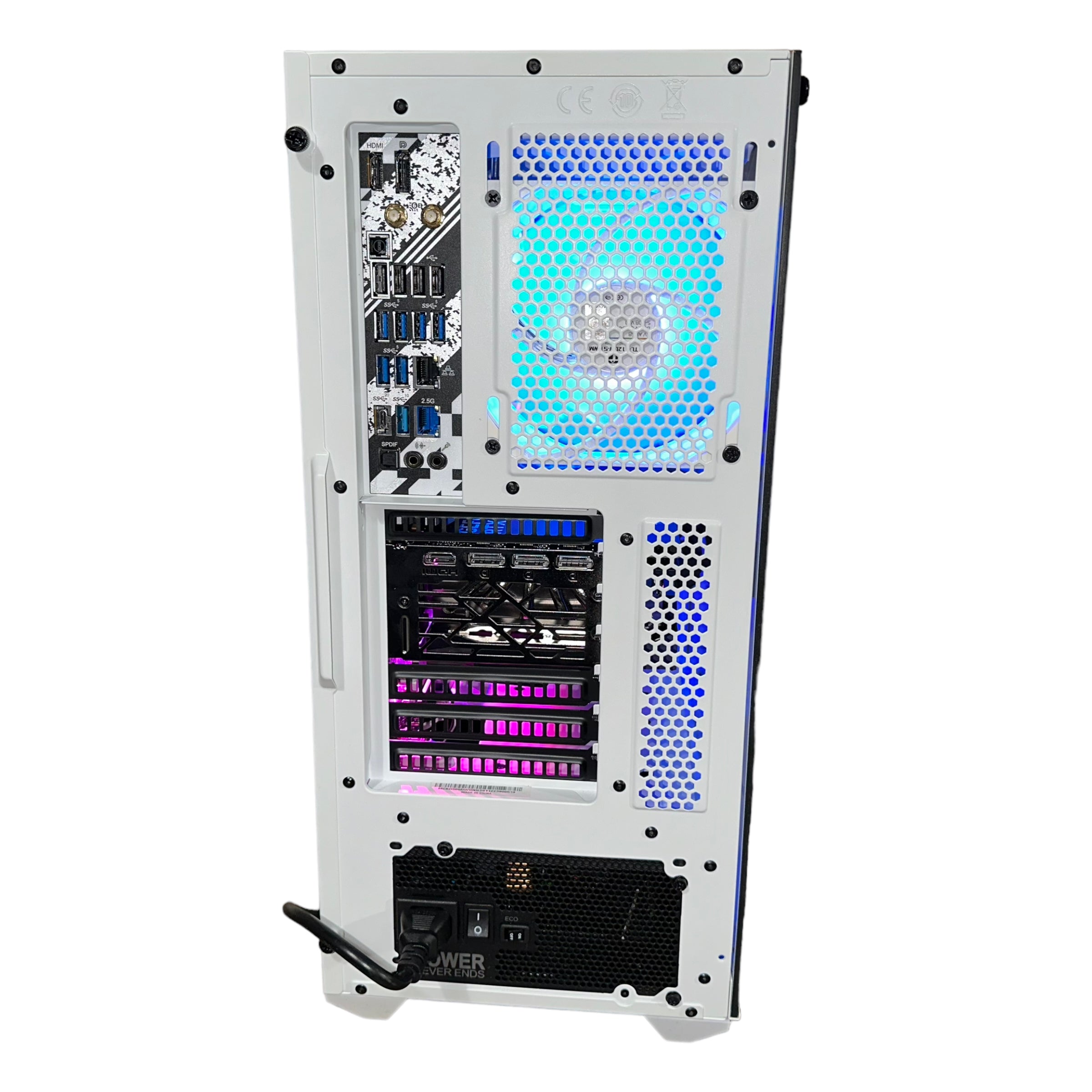 Top Tier Brand New High End 16-Core Gaming PC, Ryzen 9 7950x3D (Beats i9-14900K), RTX 4090 24GB Options, 64GB 6000mhz DDR5 RAM, 2TB NVME SSD, WIFI + BT