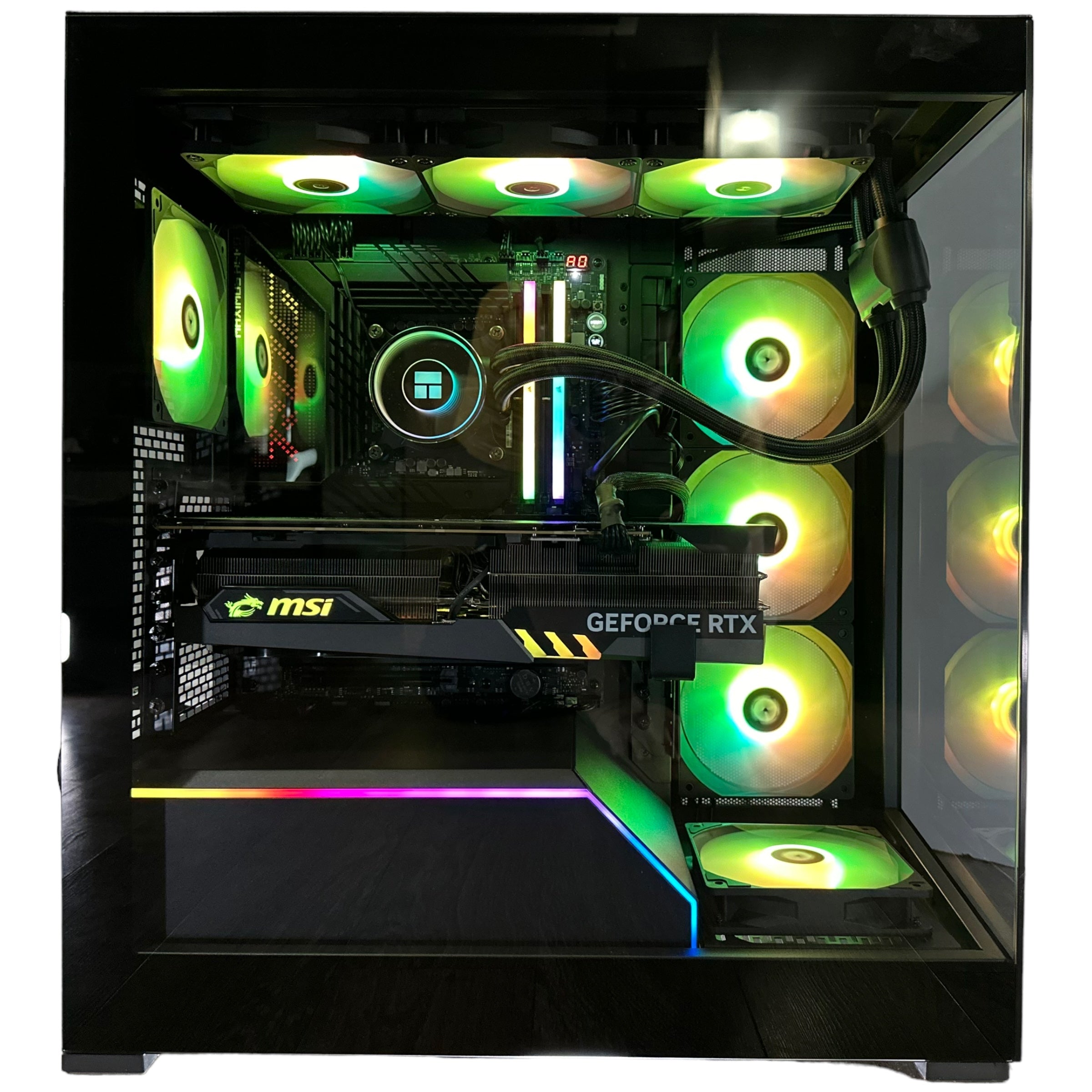 4K Top Tier Workstation i9-14900KF Gaming PC | 24-Core | RTX 5090 32GB | 64GB DDR5 6000MHz | 2TB GEN 4 NVMe SSD | ASUS ROG MAXIMUS™ | WIFI + BT | Brand New