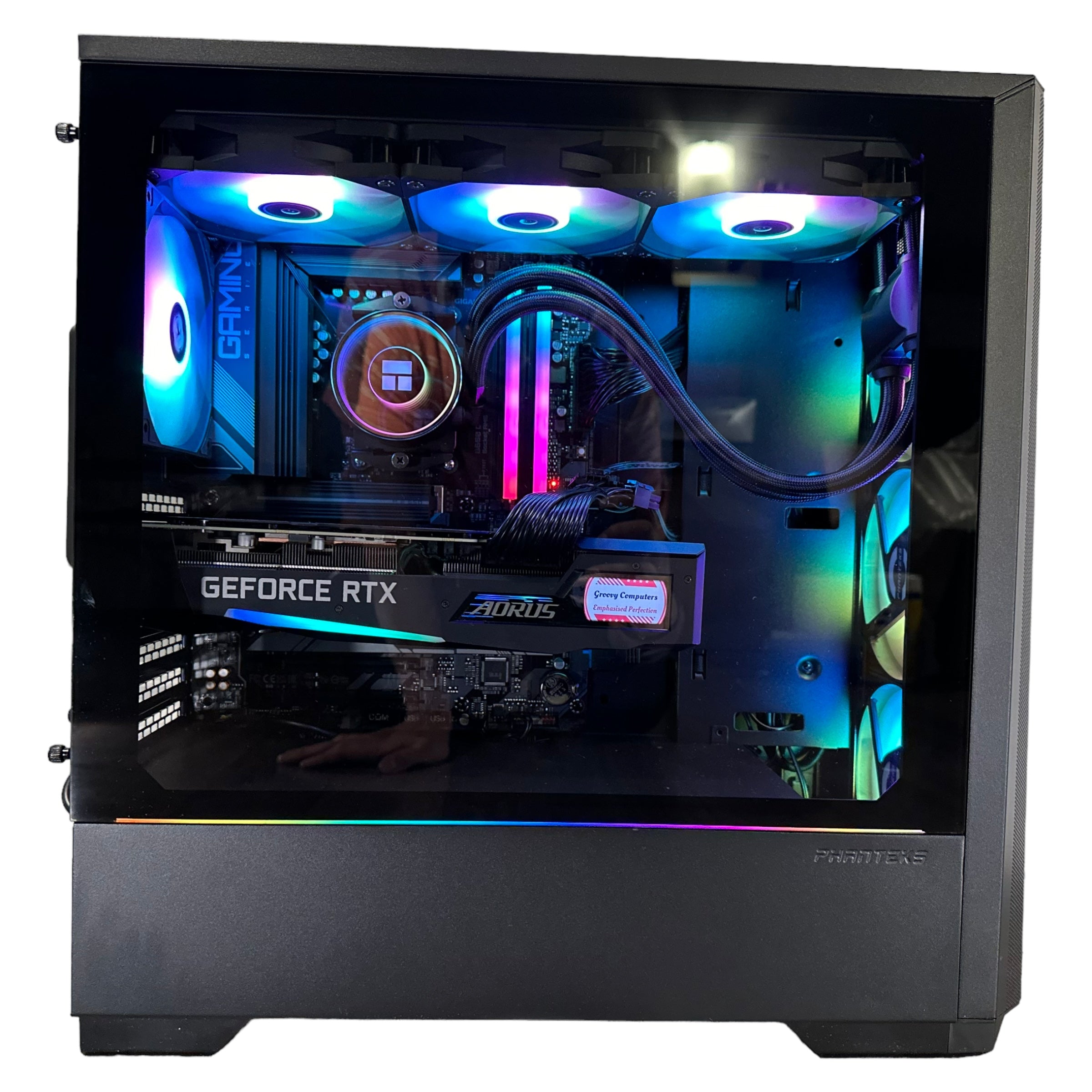 Brand New 12-Core High End Gaming PC, Aorus Ryzen 9 7900x, RTX 4070 / 4090 Options, 32GB 6400mhz DDR5 Ram, 2TB GEN 4 NVME SSD, WIFI + BT