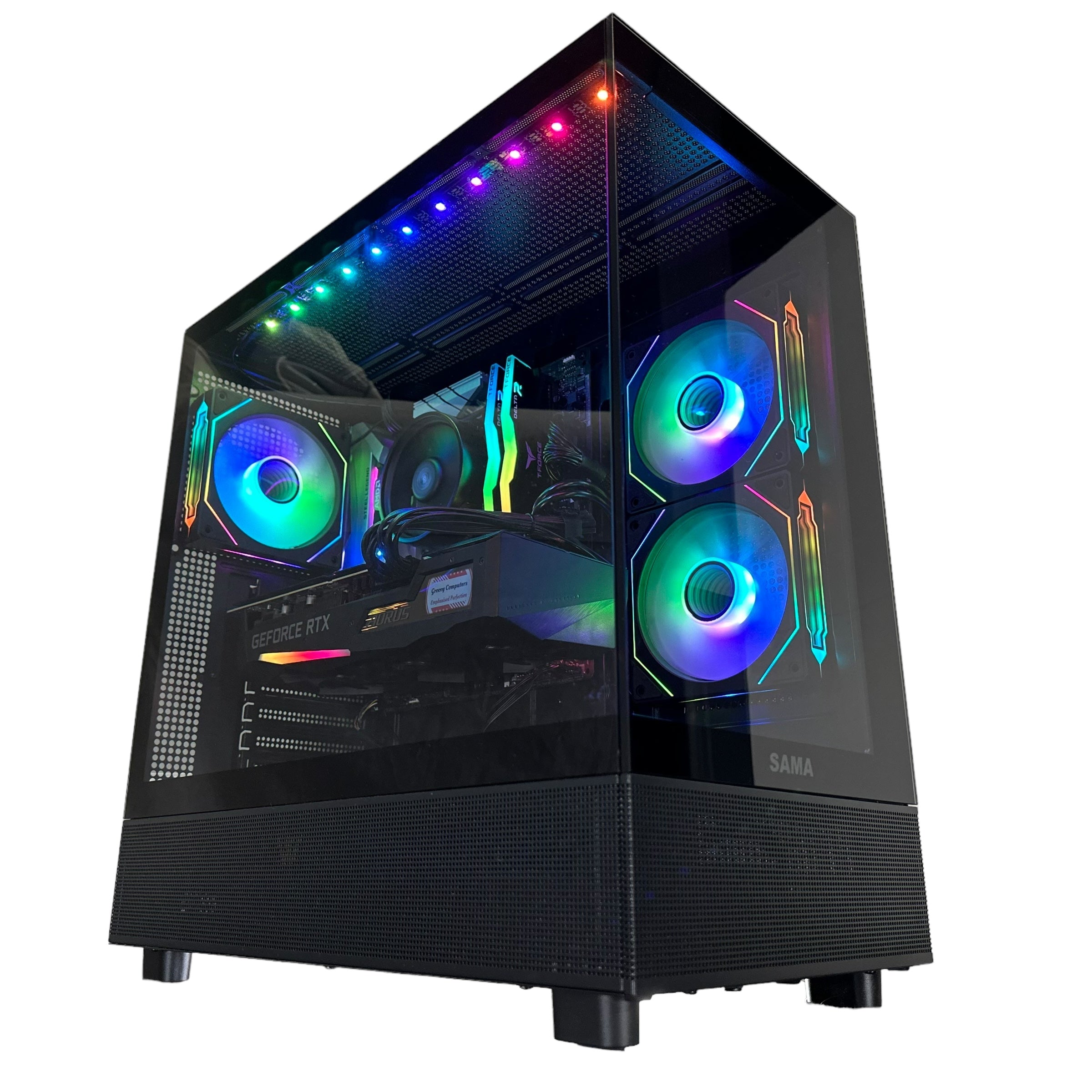 Ryzen 7 2700 Gaming PC | 8-Core | RTX 20/30/40 Series Options | 16GB RAM | 1TB SSD | STEEL LEGEND™ | Brand New - Groovy Computers