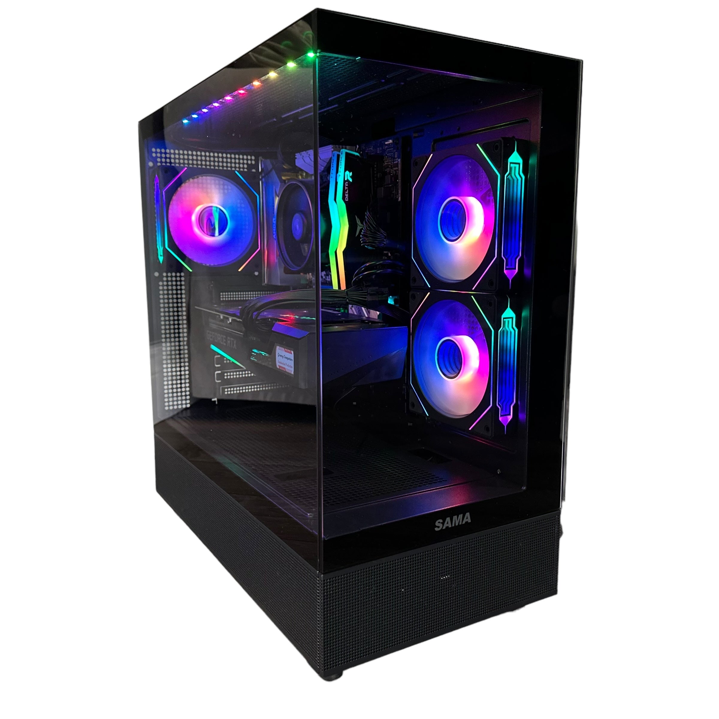 1080p Video Editing Ryzen 7 2700 Gaming PC | 8-Core | RX 6600 8GB | 16GB RAM | 1TB SSD | STEEL LEGEND™ | Brand New