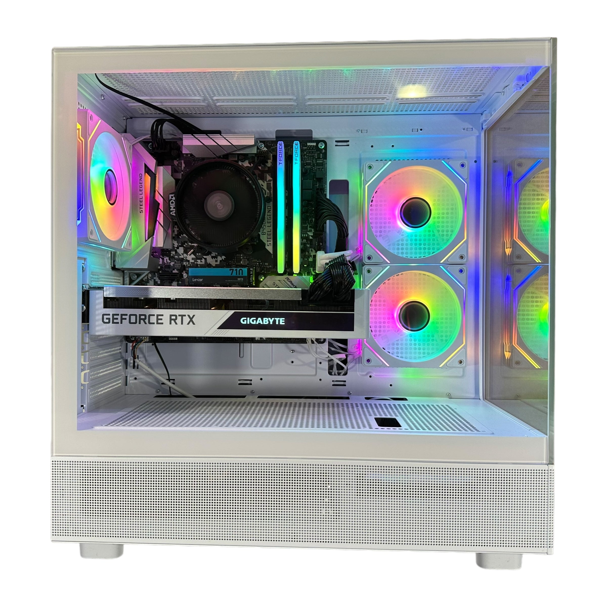 Ryzen 5 5600 Gaming PC | 6-Core | RTX 30/40/50 Series Options | 16GB RAM | 1TB NVMe SSD | STEEL LEGEND™ | Brand New - Groovy Computers