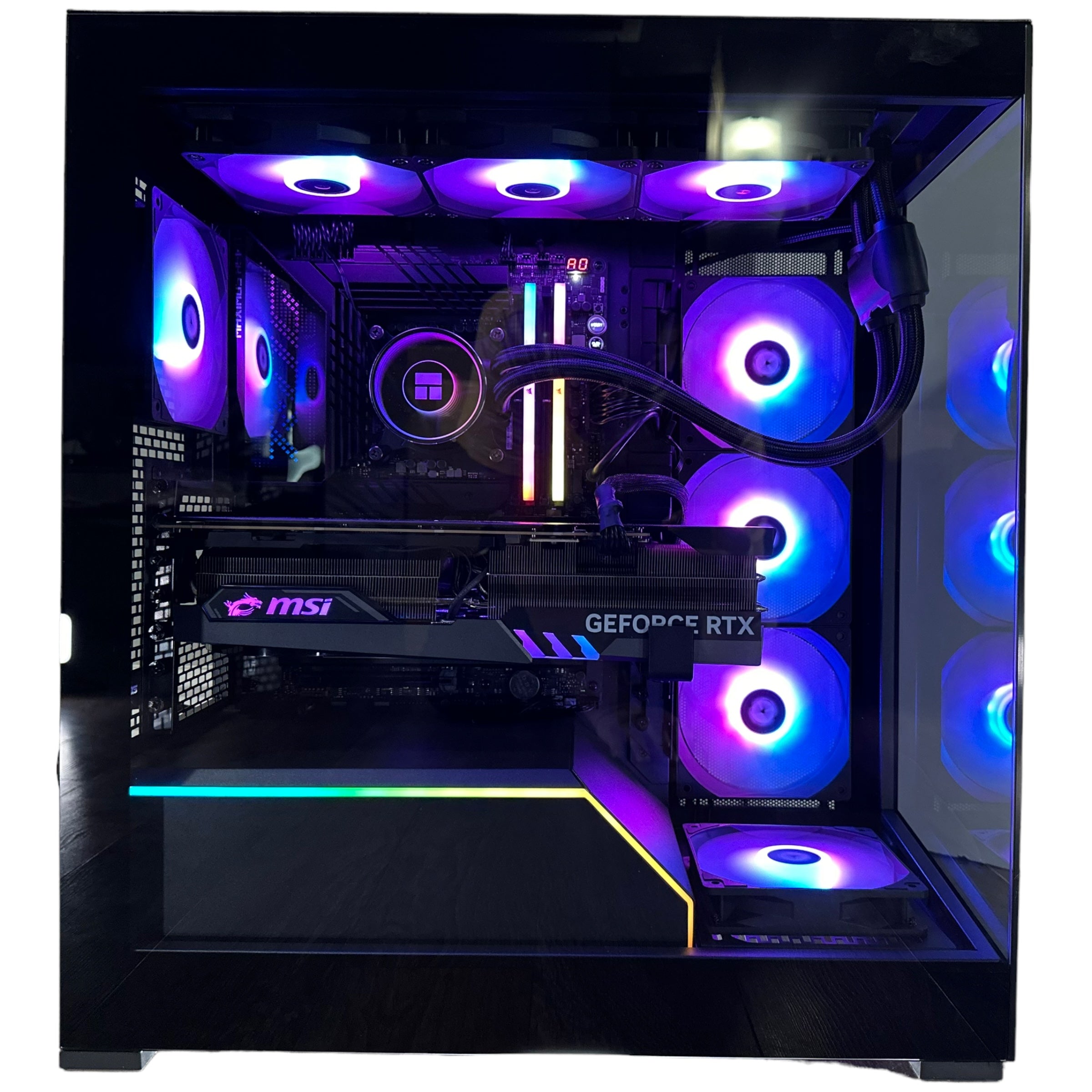 4K Top Tier Workstation i9-14900KF Gaming PC | 24-Core | RTX 5090 32GB | 64GB DDR5 6000MHz | 2TB GEN 4 NVMe SSD | ASUS ROG MAXIMUS™ | WIFI + BT | Brand New