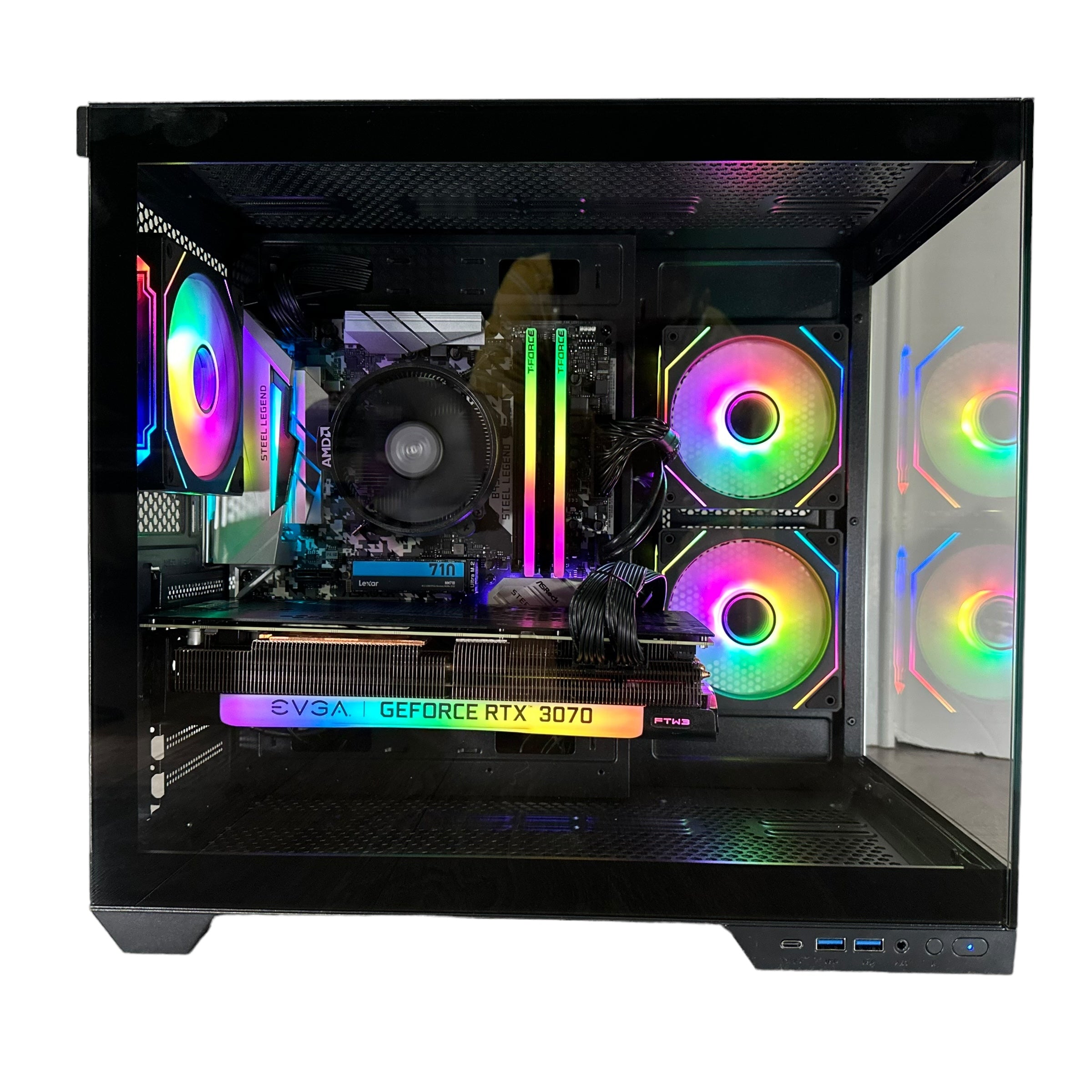 1080p Value Ryzen 5 5500 Gaming PC | 6-Core | RX 6600 8GB | 16GB RAM | 1TB NVMe SSD | STEEL LEGEND™ | Brand New