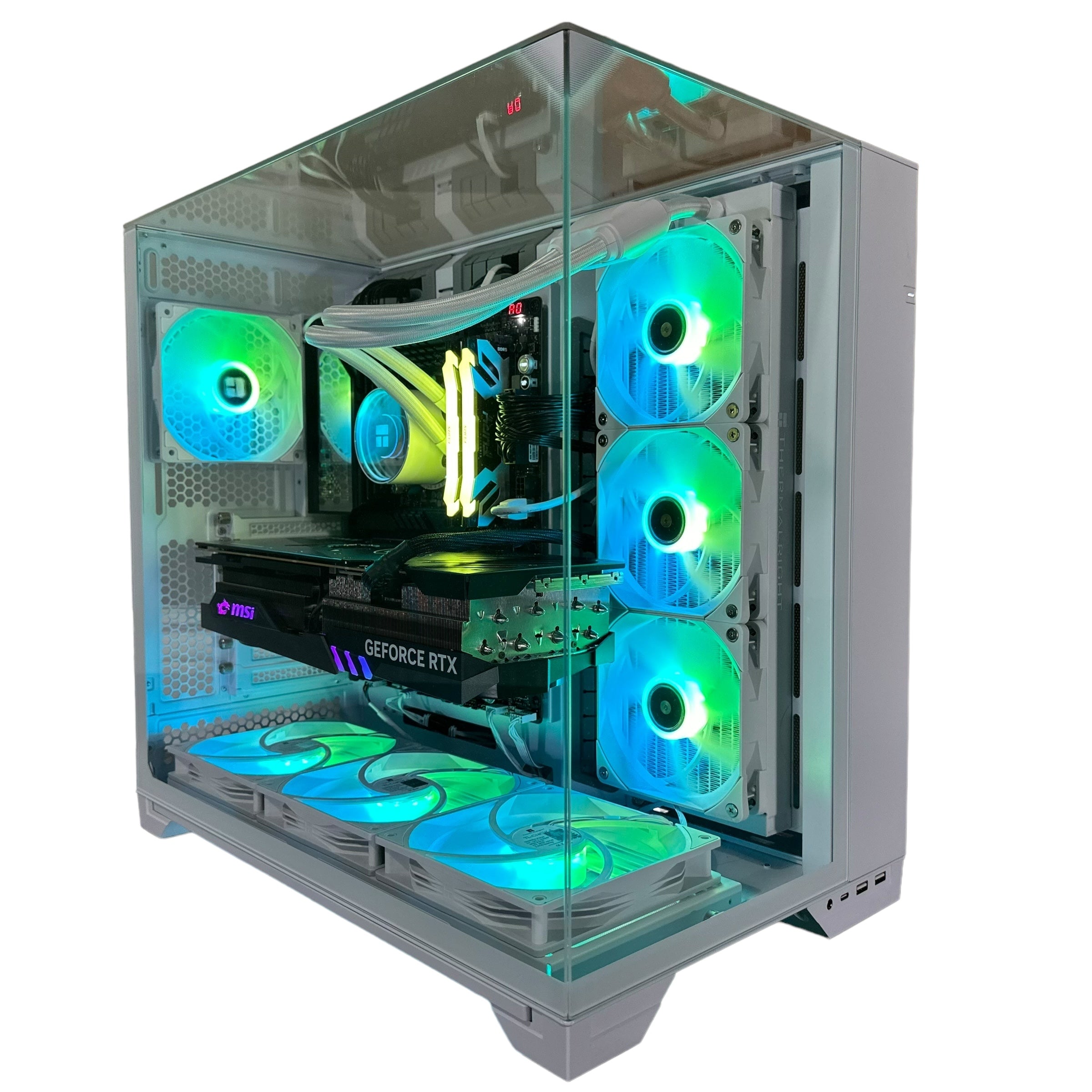 Top Tier Brand New High End 24-Core Gaming PC, ASUS ROG Maximus Hero, i9-14900K, RTX 4090 24GB, 64GB 6000mhz DDR5 RAM, 4TB NVME SSD, 8TB HDD (Options), WIFI + BT