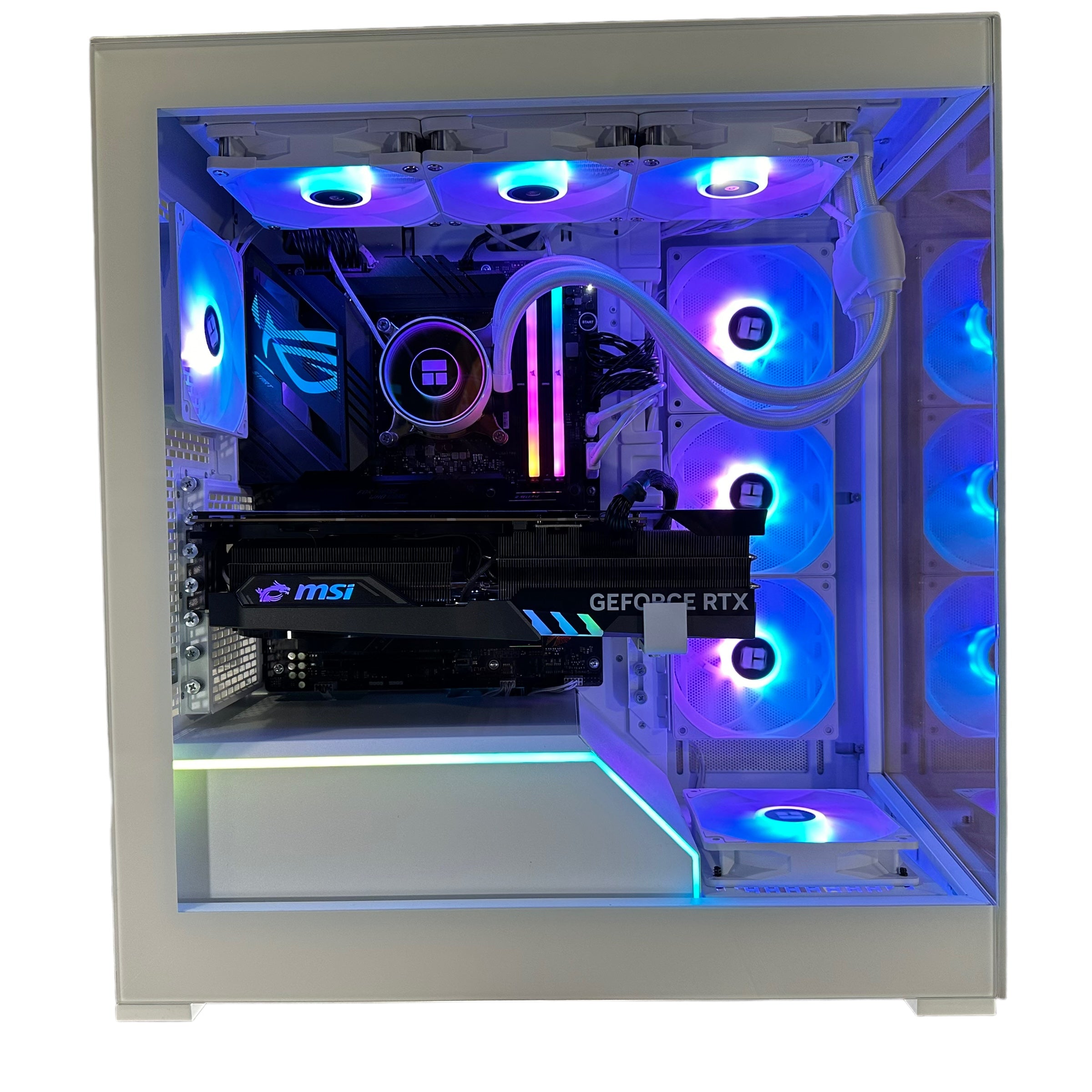 4K Top Tier Workstation i9-14900KF Gaming PC | 24-Core | RTX 5090 32GB | 64GB DDR5 6000MHz | 2TB GEN 4 NVME SSD | ASUS ROG™ | WIFI + BT | Brand New