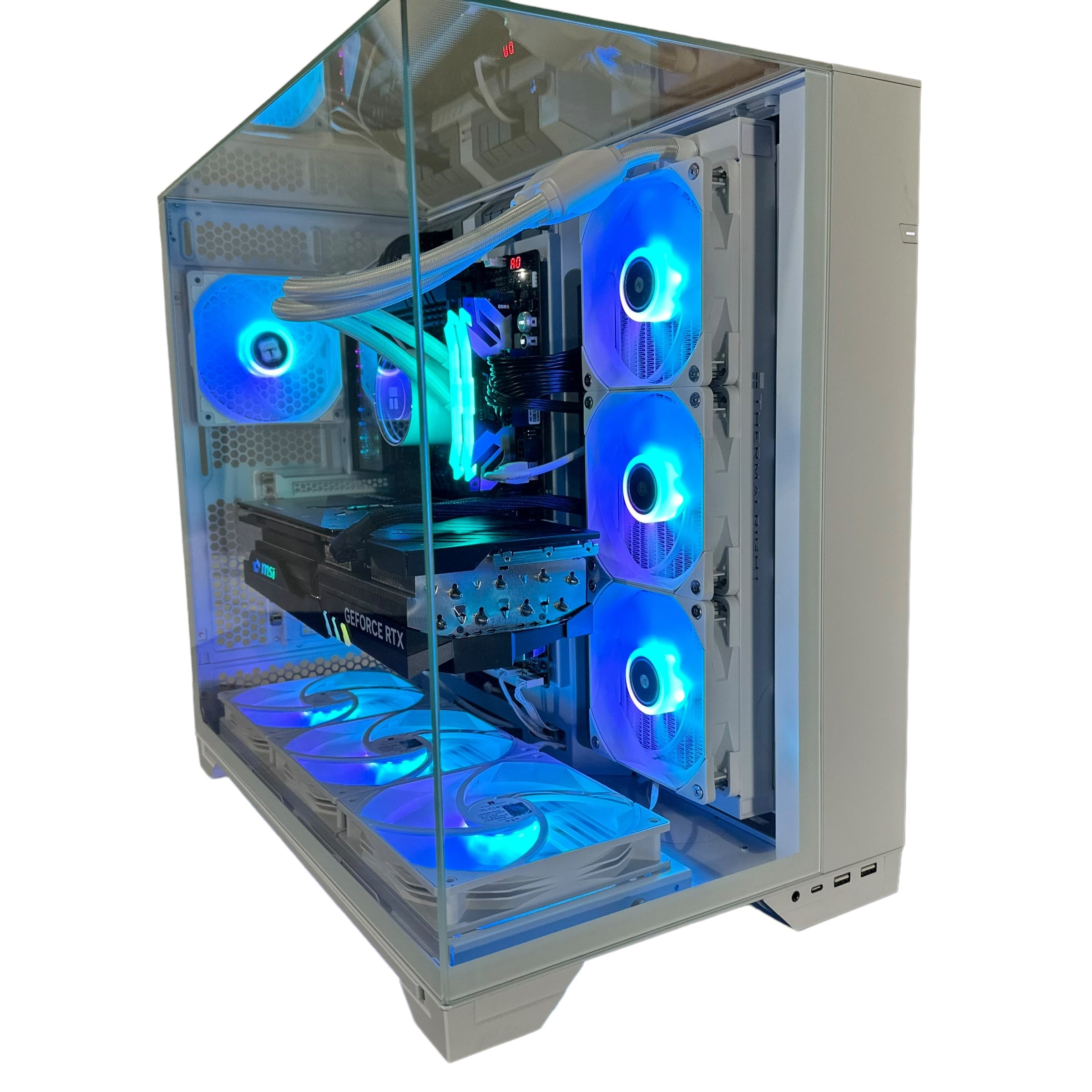 Top Tier Brand New High End 24-Core Gaming PC, ASUS ROG Maximus Hero, i9-14900K, RTX 4090 24GB, 64GB 6000mhz DDR5 RAM, 4TB NVME SSD, 8TB HDD (Options), WIFI + BT