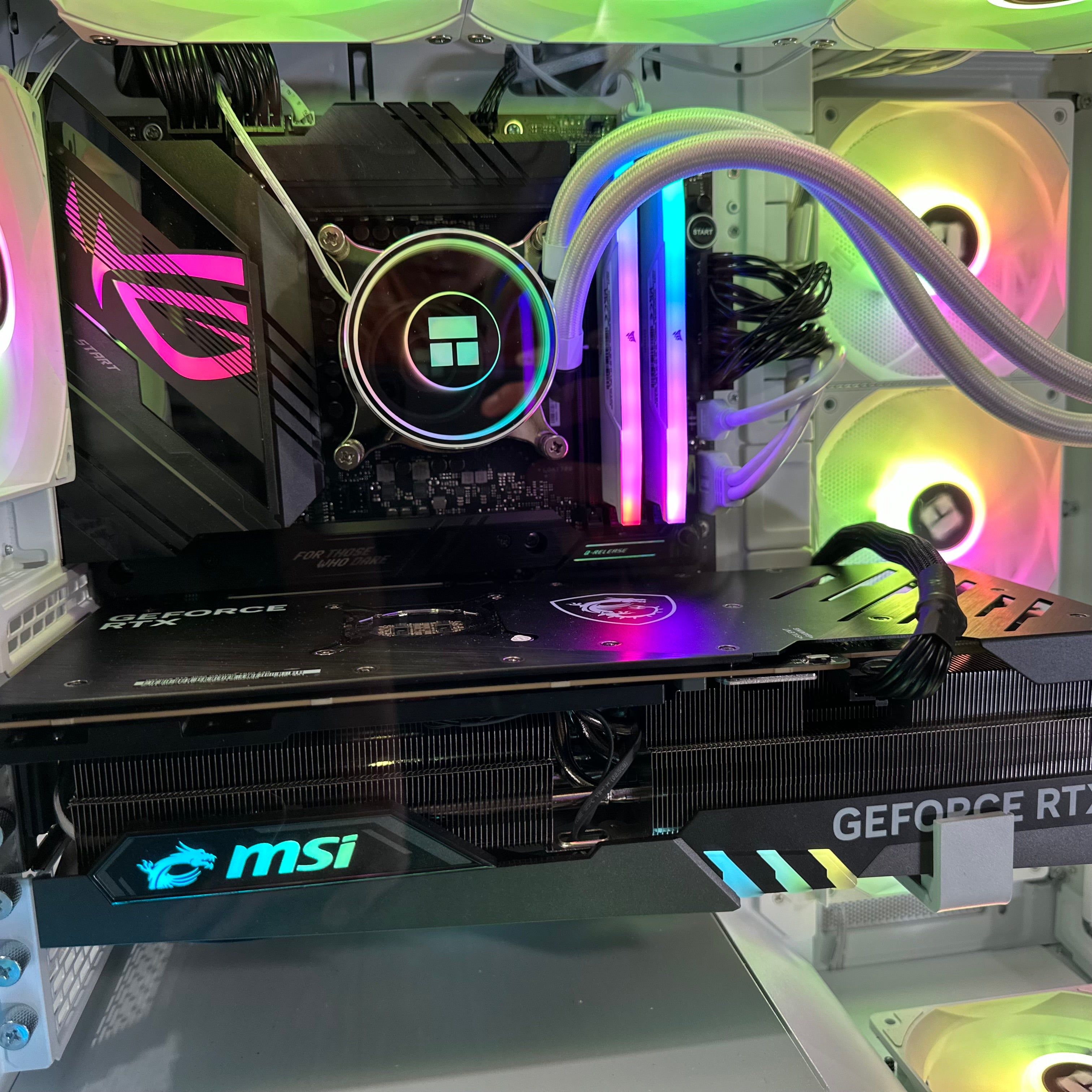 4K Top Tier Workstation i9-14900KF Gaming PC | 24-Core | RTX 5090 32GB | 64GB DDR5 6000MHz | 2TB GEN 4 NVME SSD | ASUS ROG™ | WIFI + BT | Brand New