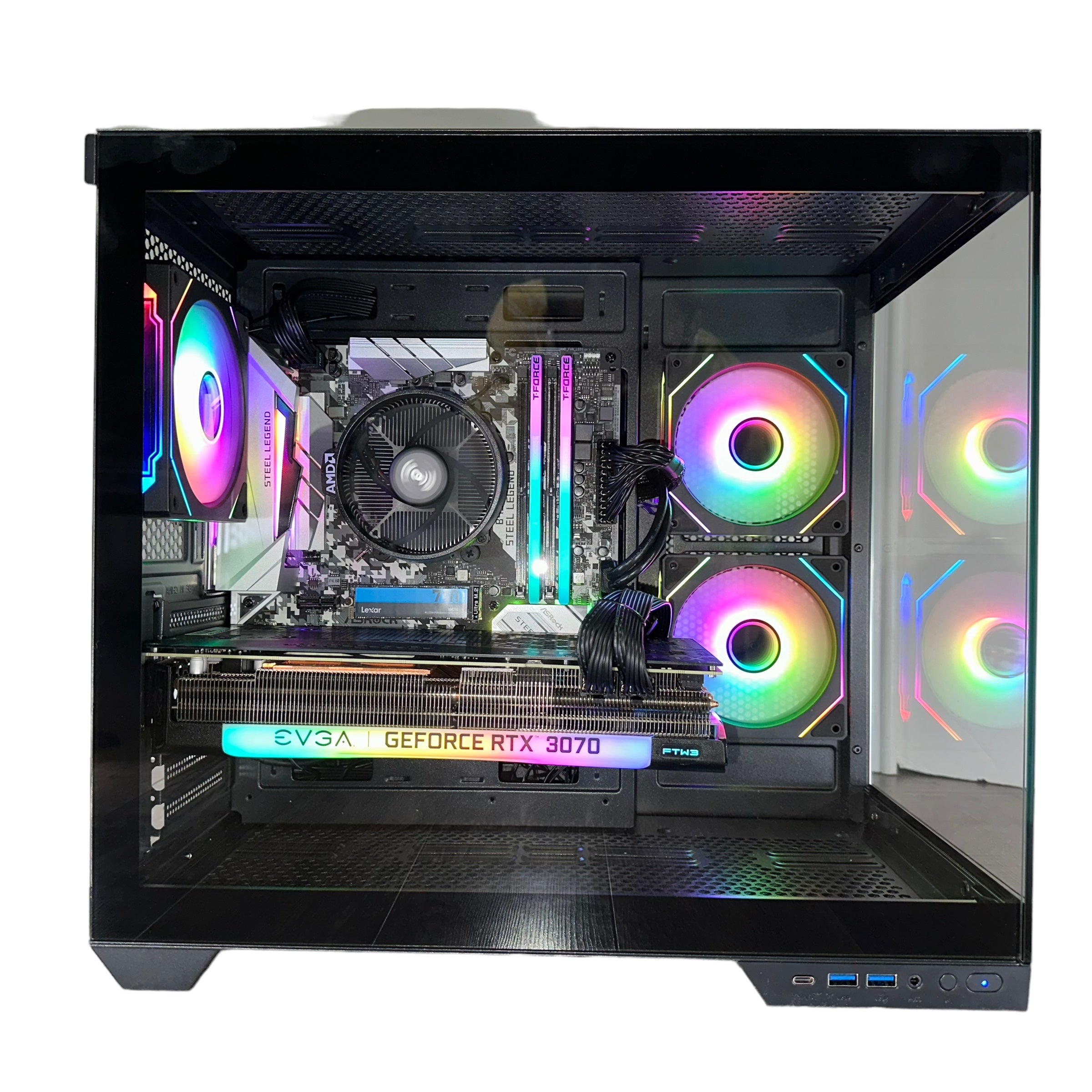 1080p Value Ryzen 5 5500 Gaming PC | 6-Core | RX 6600 8GB | 16GB RAM | 1TB NVMe SSD | STEEL LEGEND™ | Brand New