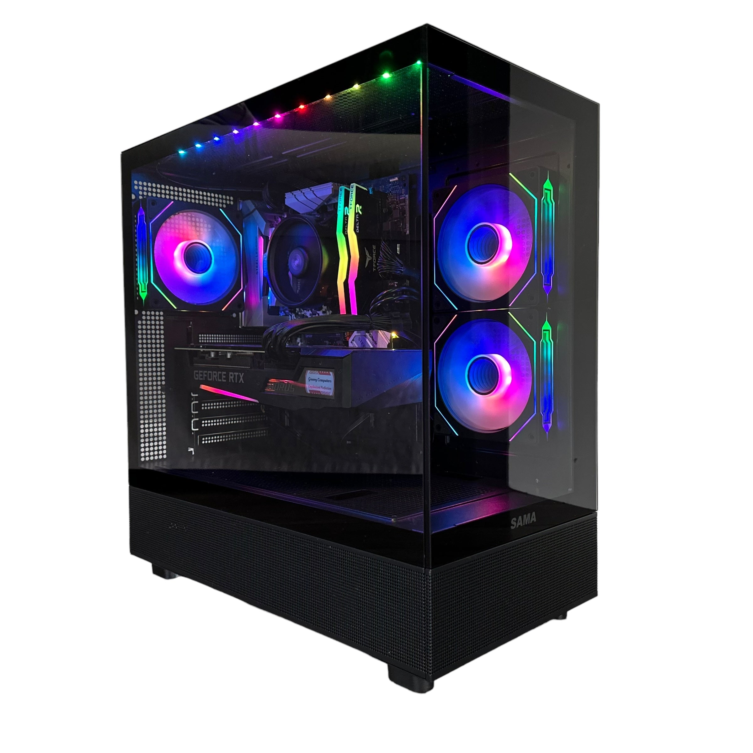 Ryzen 7 2700 Gaming PC | 8-Core | RTX 20/30/40 Series Options | 16GB RAM | 1TB SSD | STEEL LEGEND™ | Brand New - Groovy Computers