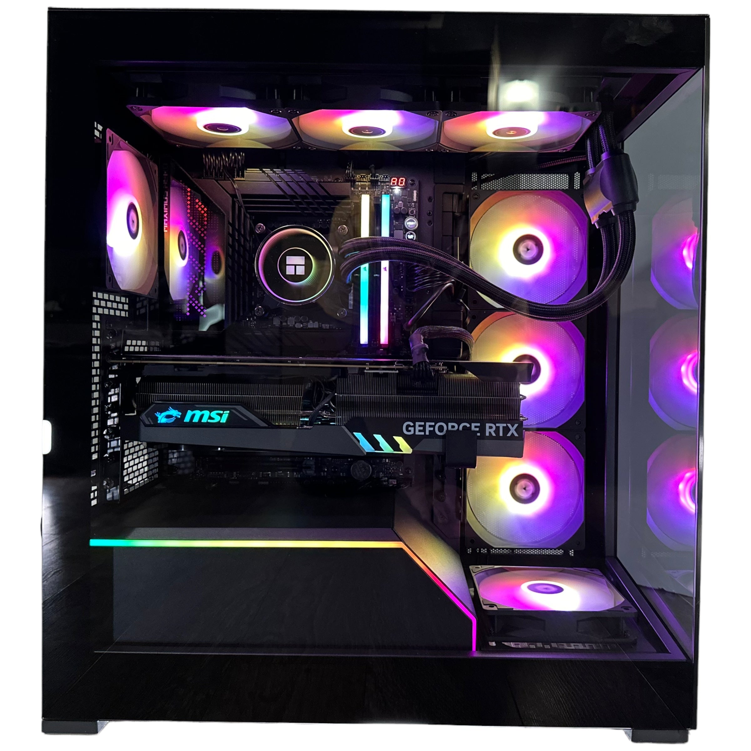 4K Top Tier Workstation i9-14900KF Gaming PC | 24-Core | RTX 5090 32GB | 64GB DDR5 6000MHz | 2TB GEN 4 NVMe SSD | ASUS ROG MAXIMUS™ | WIFI + BT | Brand New