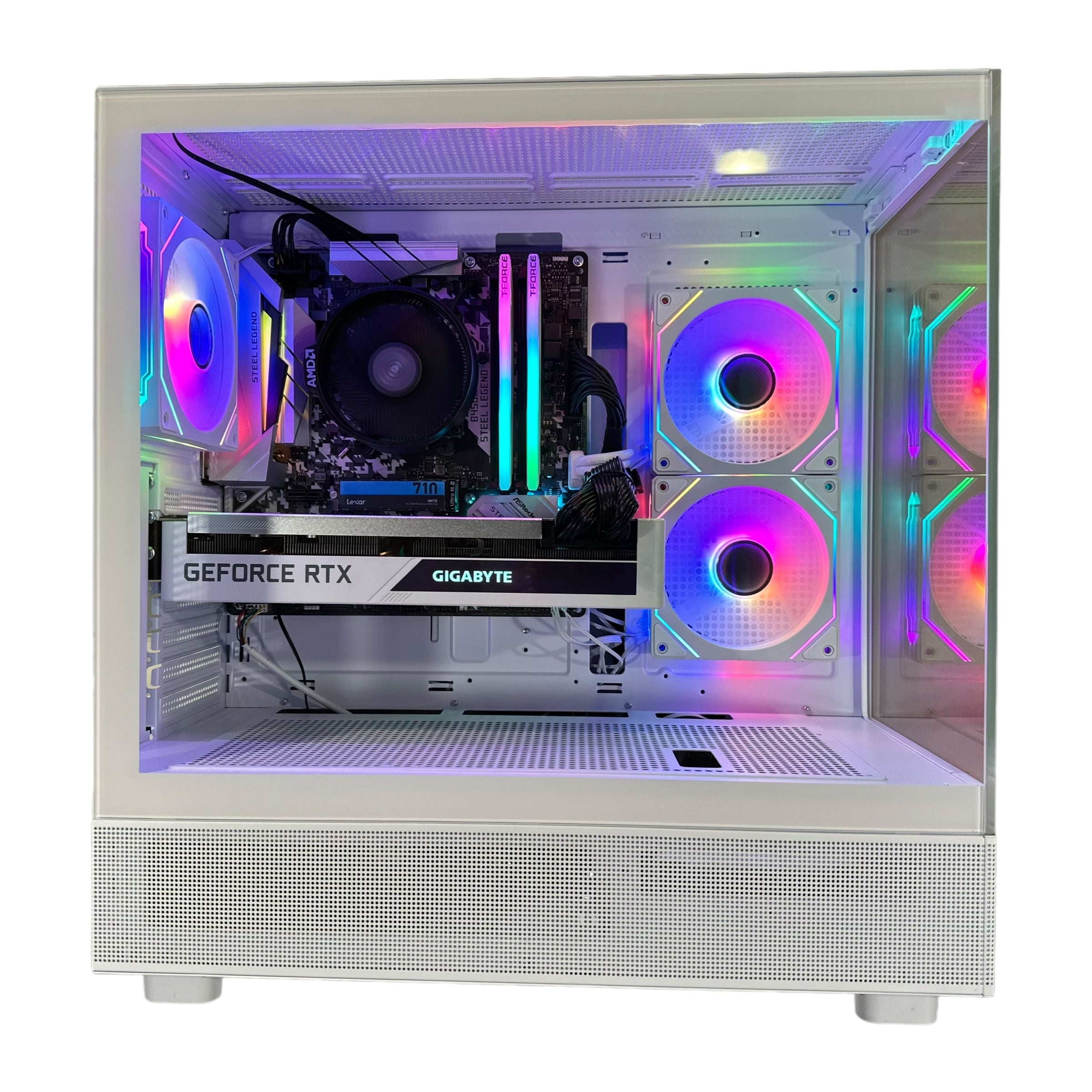 Ryzen 7 5700 Gaming PC | 8-Core | RTX 30/40/50 Series Options | 16GB RAM | 1TB NVMe SSD | STEEL LEGEND™ | Brand New