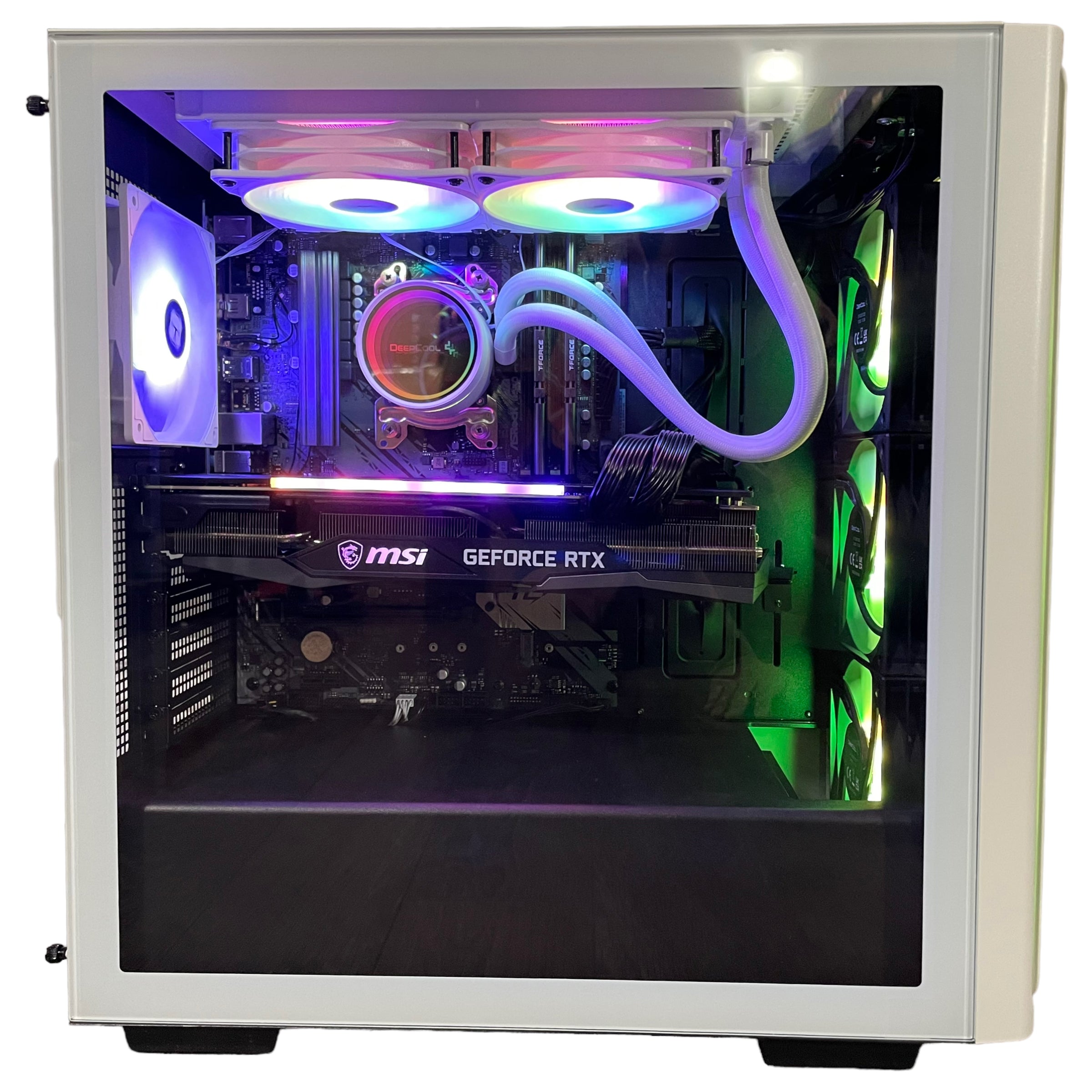 Brand New 8-Core High-End Gaming PC Ryzen 7 5700x (Better than i9-11900K), RTX 4070 Ti Options, 32GB 3200mhz DDR4 Ram, 1TB NVME SSD, WIFI + BT