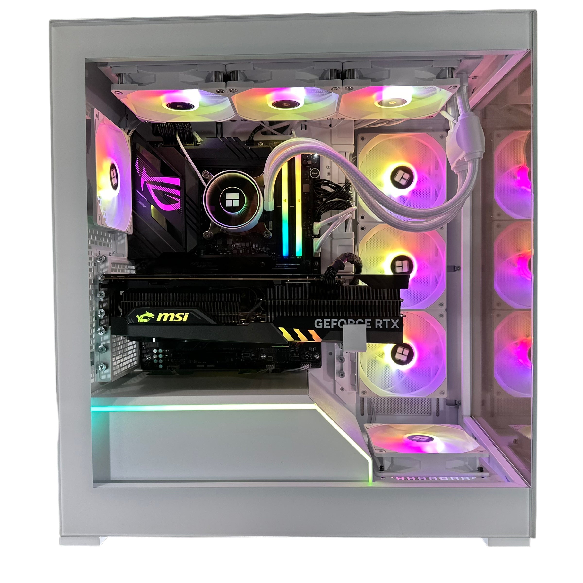 4K Top Tier Workstation i9-14900KF Gaming PC | 24-Core | RTX 5090 32GB | 64GB DDR5 6000MHz | 2TB GEN 4 NVME SSD | ASUS ROG™ | WIFI + BT | Brand New