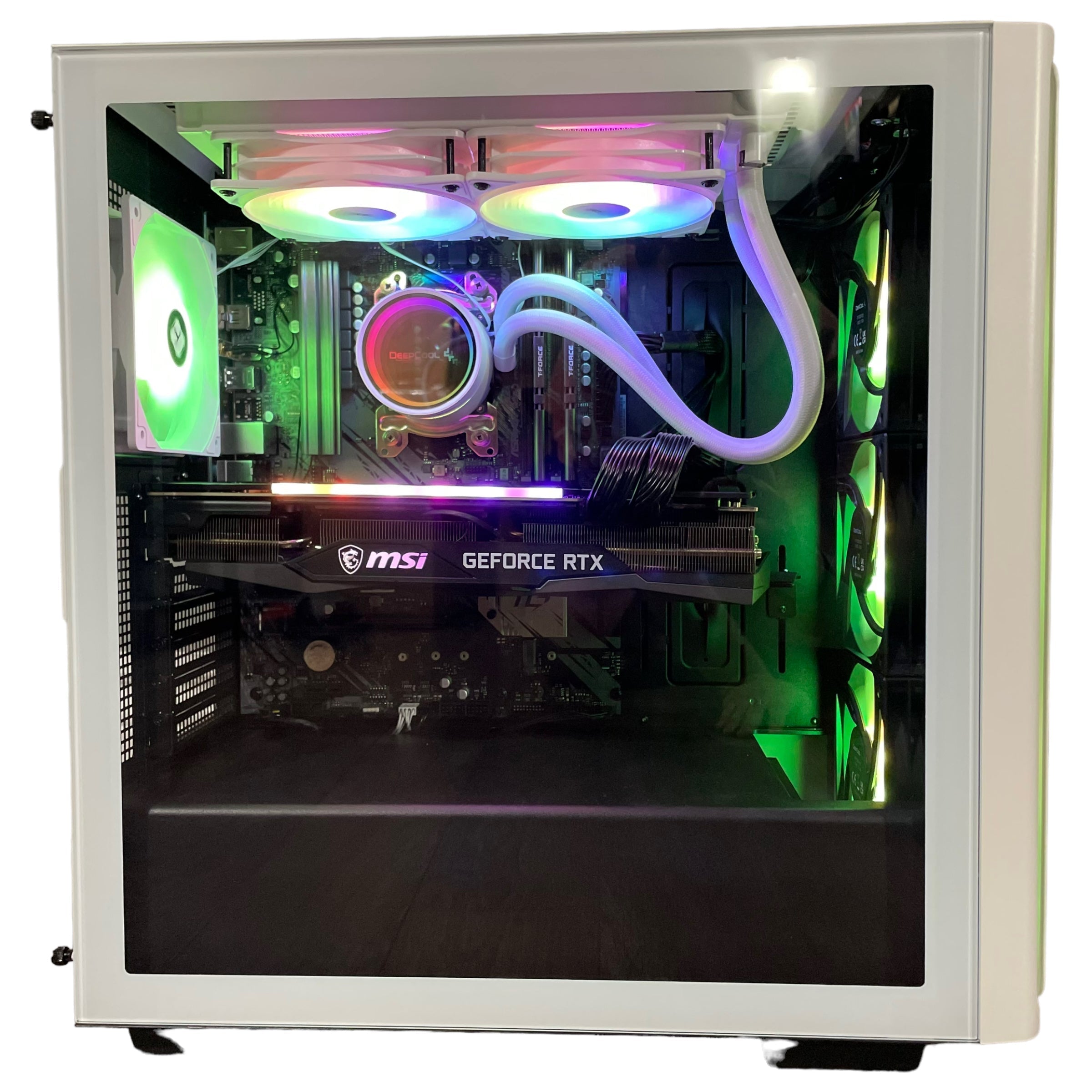 Brand New 8-Core High-End Gaming PC Ryzen 7 5700x (Better than i9-11900K), RTX 4070 Ti Options, 32GB 3200mhz DDR4 Ram, 1TB NVME SSD, WIFI + BT