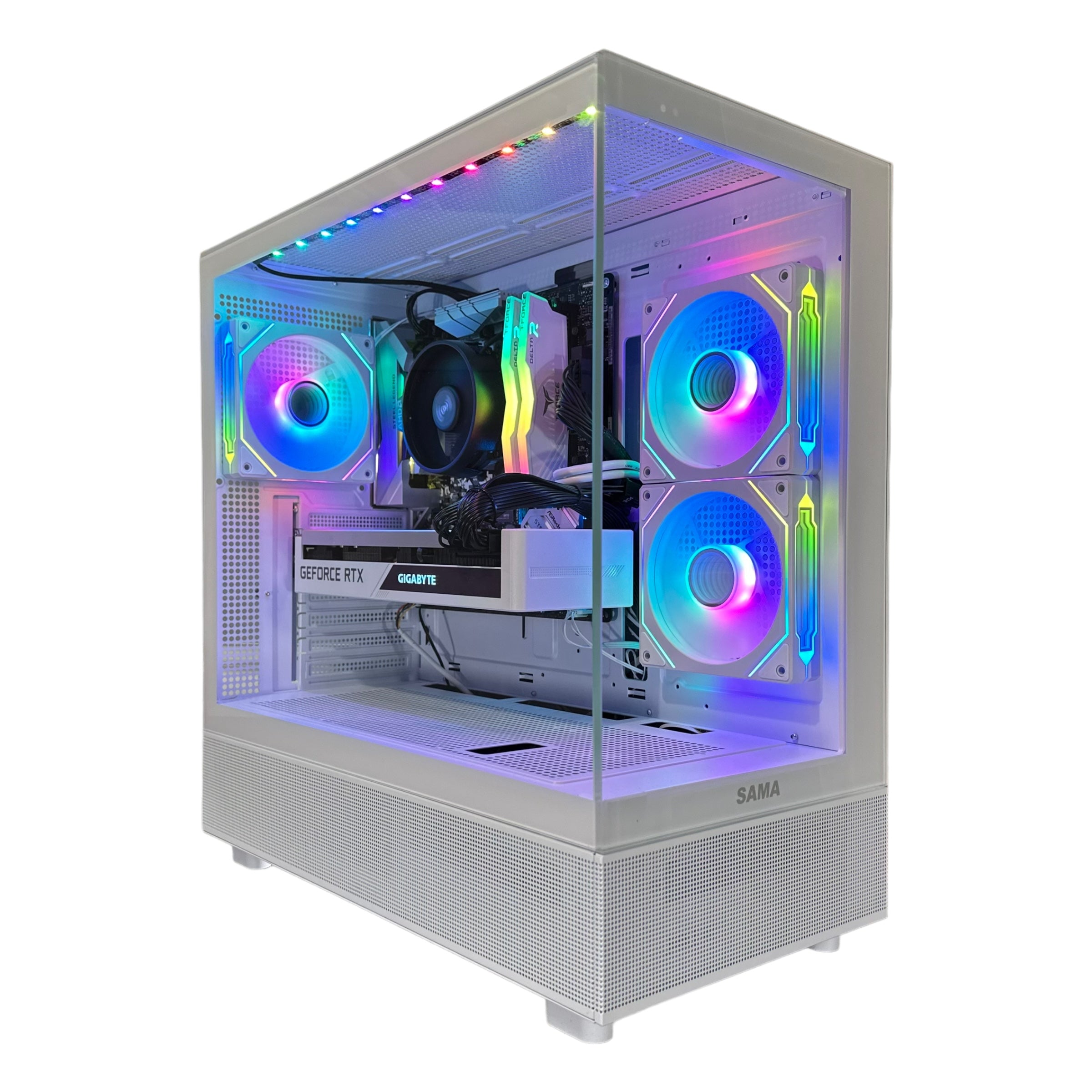 Ryzen 5 5600 Gaming PC | 6-Core | RTX 30/40/50 Series Options | 16GB RAM | 1TB NVMe SSD | STEEL LEGEND™ | Brand New - Groovy Computers