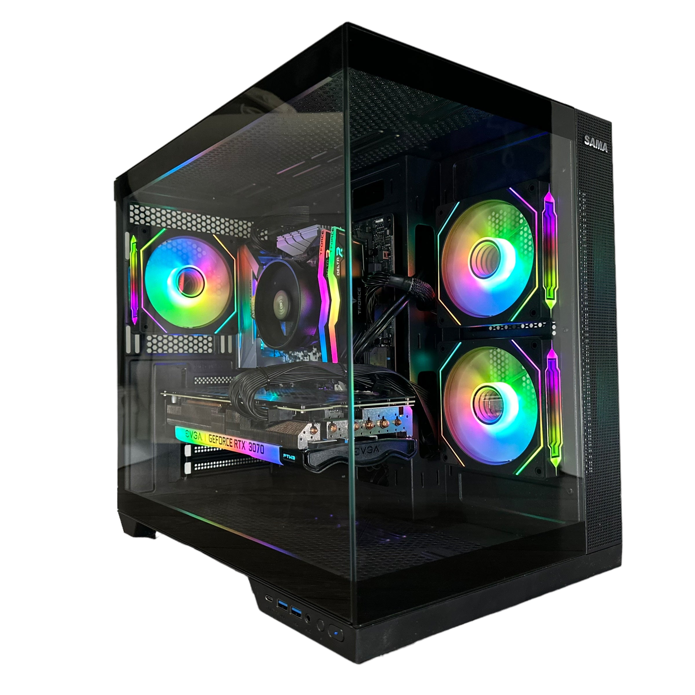 Ryzen 5 5500 Gaming PC | 6-Core | RTX 30/40/50 Series Options | 16GB RAM | 1TB NVMe SSD | STEEL LEGEND™ | Brand New - Groovy Computers
