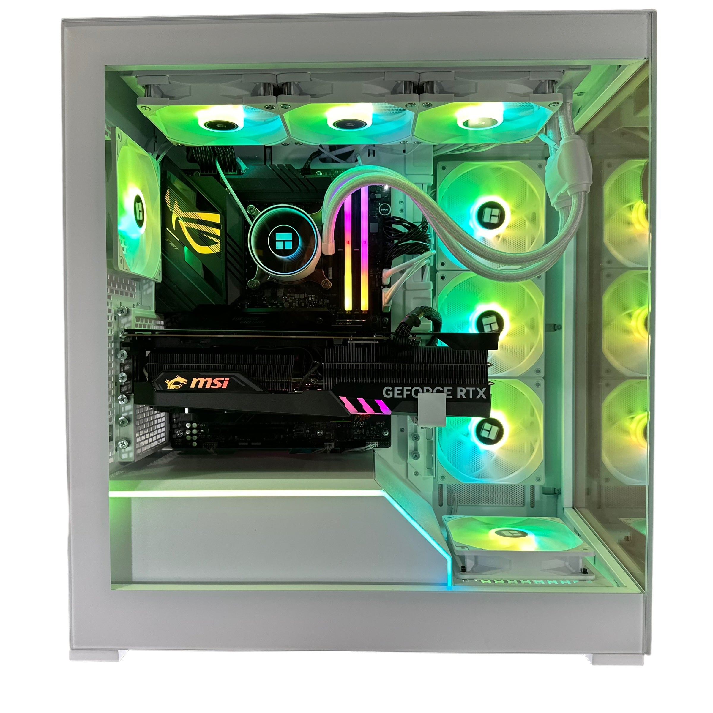 4K Top Tier Workstation i9-14900KF Gaming PC | 24-Core | RTX 5090 32GB | 64GB DDR5 6000MHz | 2TB GEN 4 NVME SSD | ASUS ROG™ | WIFI + BT | Brand New