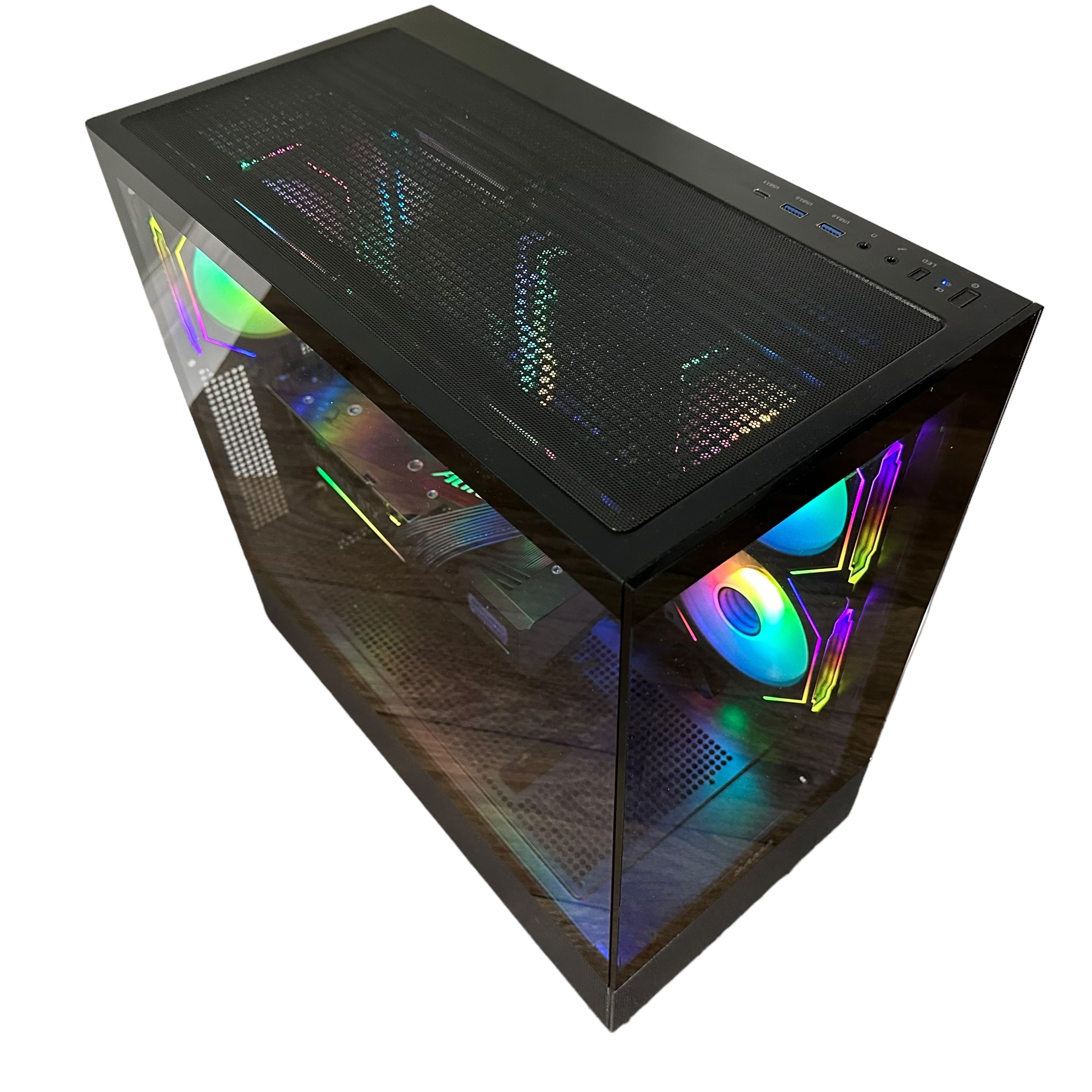 1080p Video Editing Ryzen 7 2700 Gaming PC | 8-Core | RX 6600 8GB | 16GB RAM | 1TB SSD | STEEL LEGEND™ | Brand New
