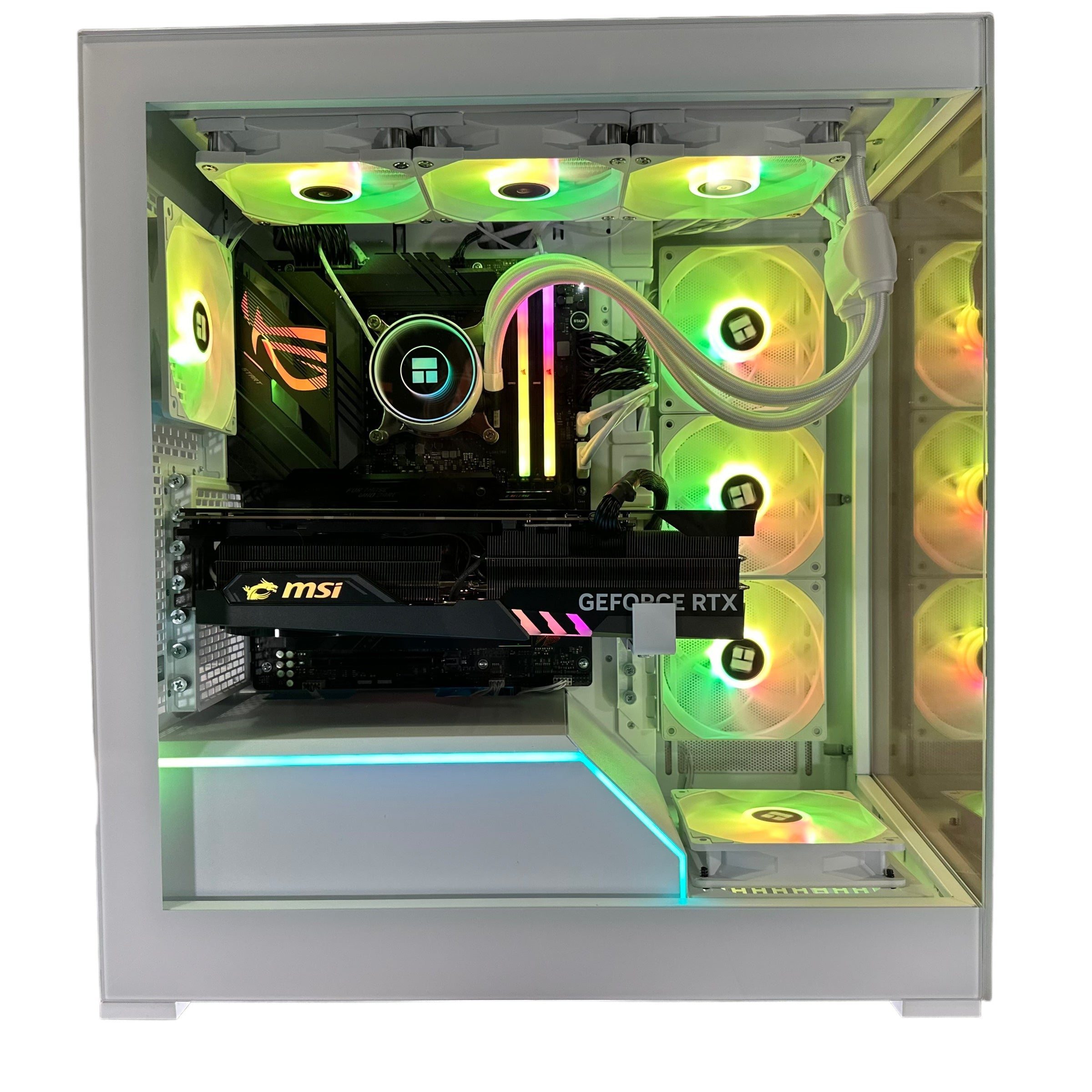 4K Top Tier Workstation i9-14900KF Gaming PC | 24-Core | RTX 5090 32GB | 64GB DDR5 6000MHz | 2TB GEN 4 NVME SSD | ASUS ROG™ | WIFI + BT | Brand New