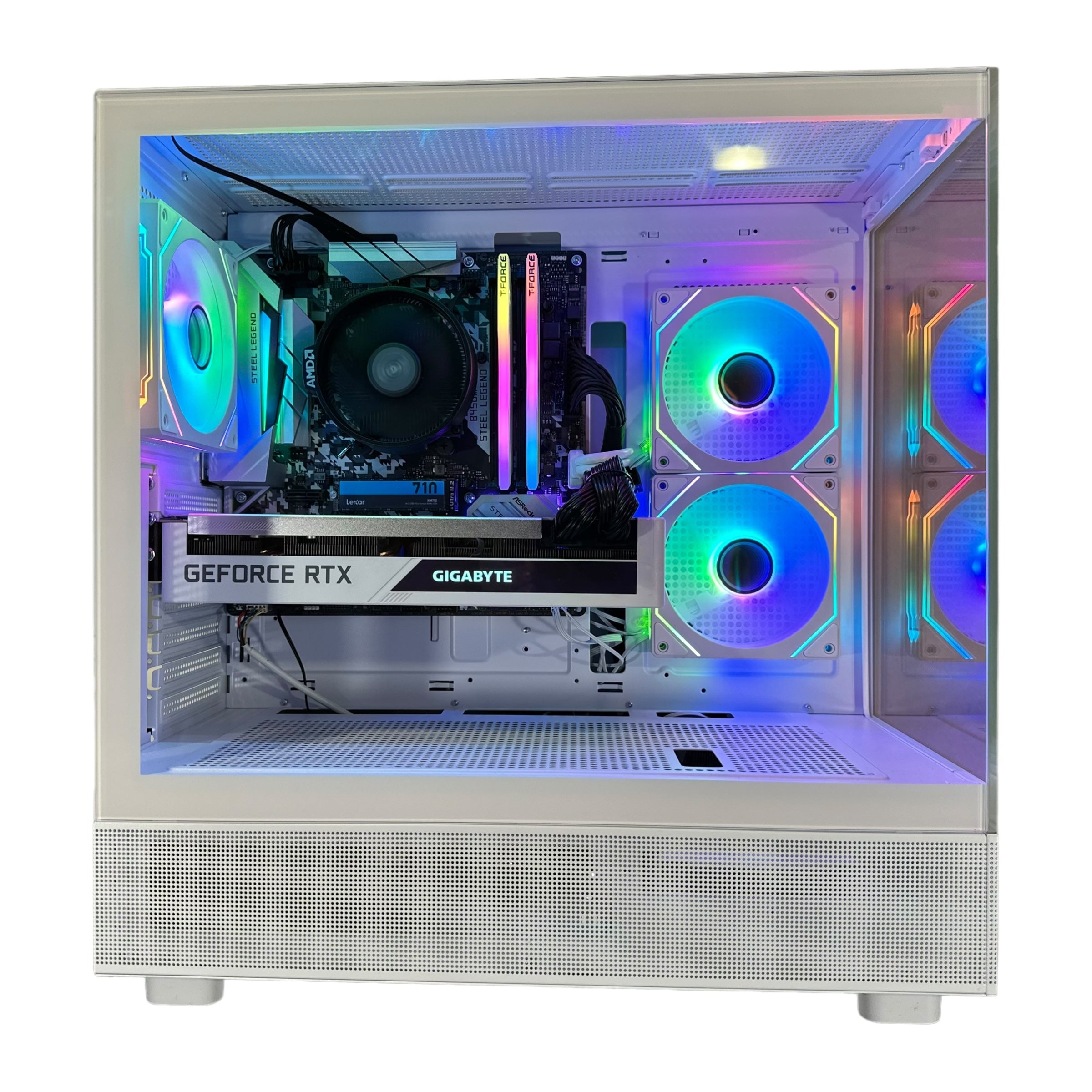 Ryzen 7 5700 Gaming PC | 8-Core | RTX 30/40/50 Series Options | 16GB RAM | 1TB NVMe SSD | STEEL LEGEND™ | Brand New