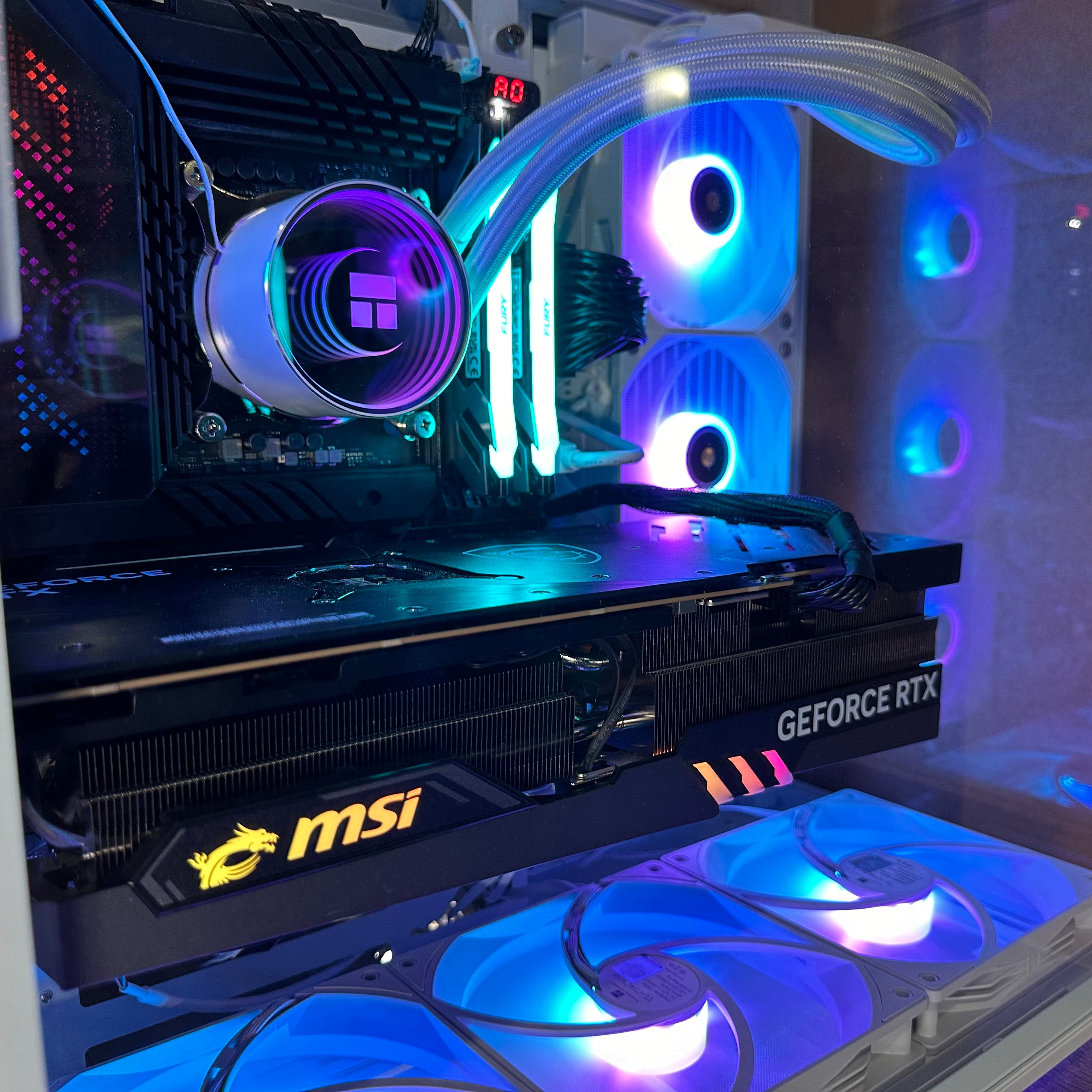 Top Tier Brand New High End 24-Core Gaming PC, ASUS ROG Maximus Hero, i9-14900K, RTX 4090 24GB, 64GB 6000mhz DDR5 RAM, 4TB NVME SSD, 8TB HDD (Options), WIFI + BT
