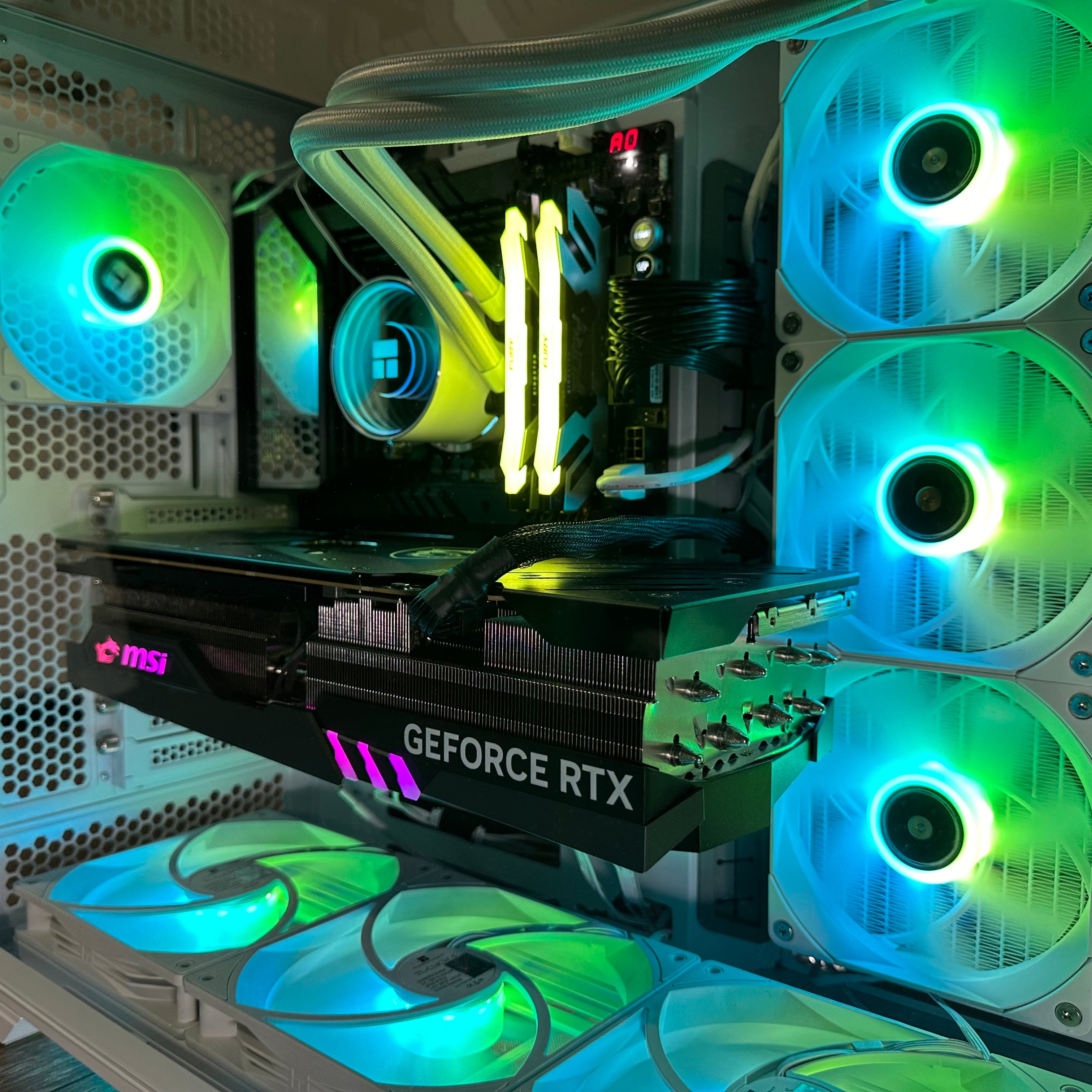 Top Tier Brand New High End 24-Core Gaming PC, ASUS ROG Maximus Hero, i9-14900K, RTX 4090 24GB, 64GB 6000mhz DDR5 RAM, 4TB NVME SSD, 8TB HDD (Options), WIFI + BT