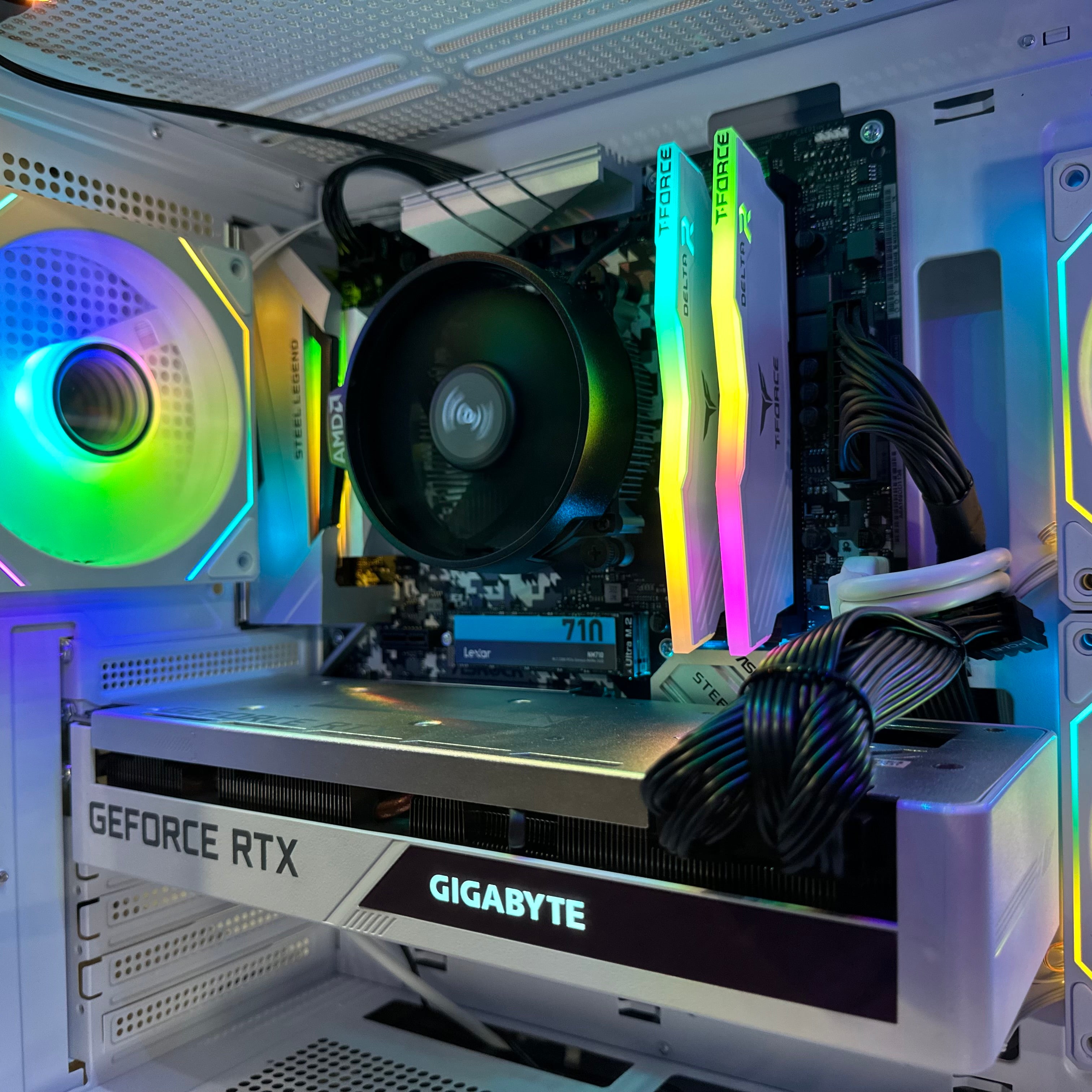 Ryzen 7 5700 Gaming PC | 8-Core | RTX 30/40/50 Series Options | 16GB RAM | 1TB NVMe SSD | STEEL LEGEND™ | Brand New