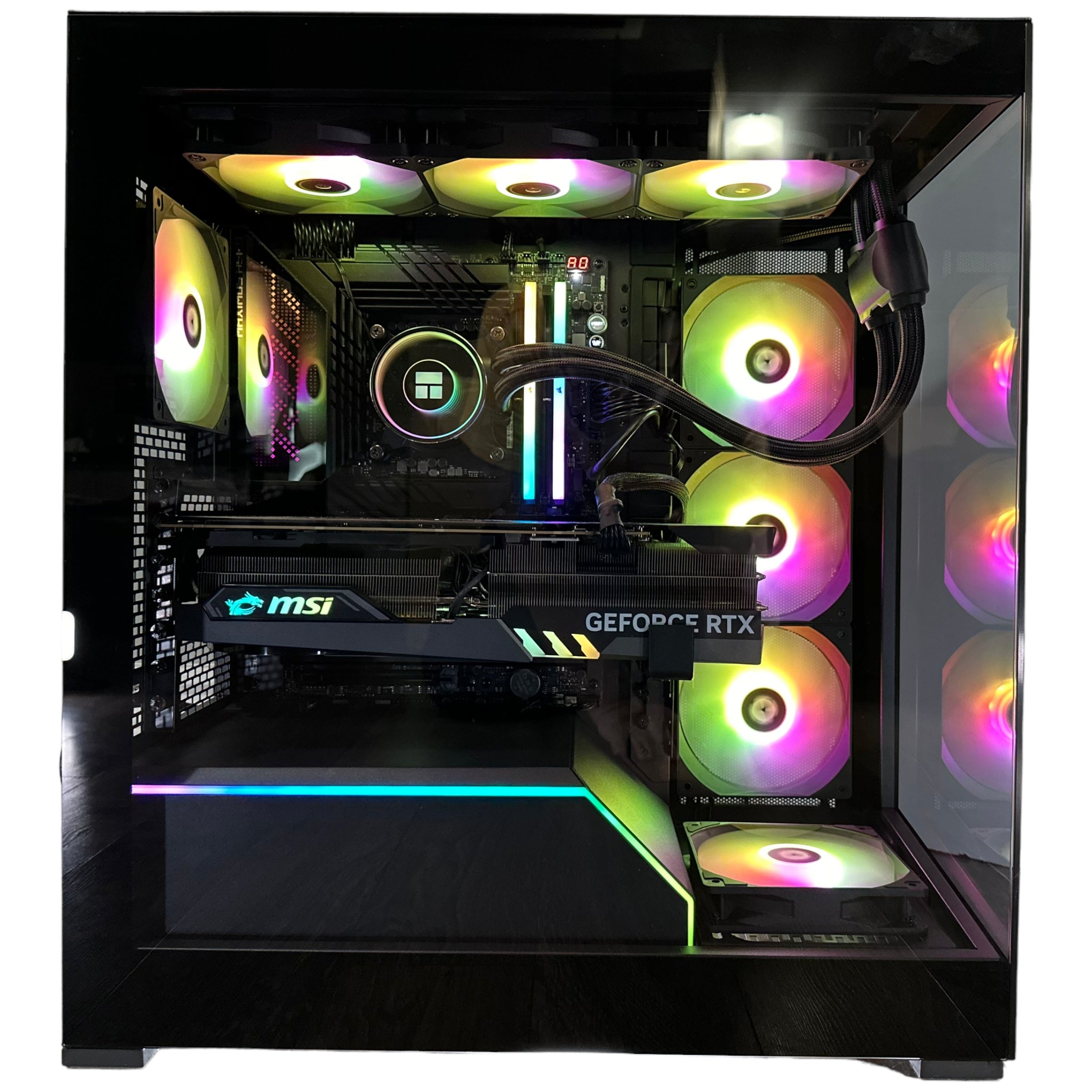 4K Top Tier Workstation i9-14900KF Gaming PC | 24-Core | RTX 5090 32GB | 64GB DDR5 6000MHz | 2TB GEN 4 NVMe SSD | ASUS ROG MAXIMUS™ | WIFI + BT | Brand New