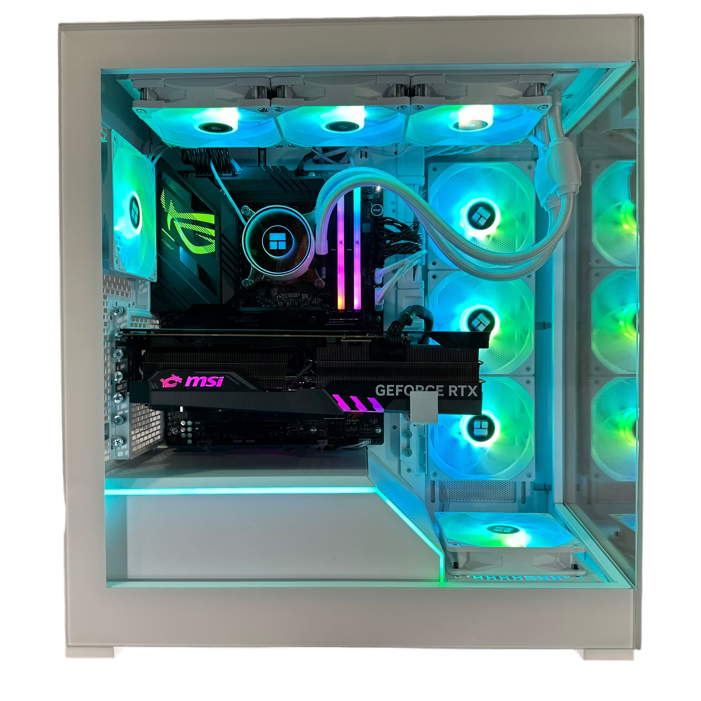 4K Top Tier Workstation i9-14900KF Gaming PC | 24-Core | RTX 5090 32GB | 64GB DDR5 6000MHz | 2TB GEN 4 NVME SSD | ASUS ROG™ | WIFI + BT | Brand New