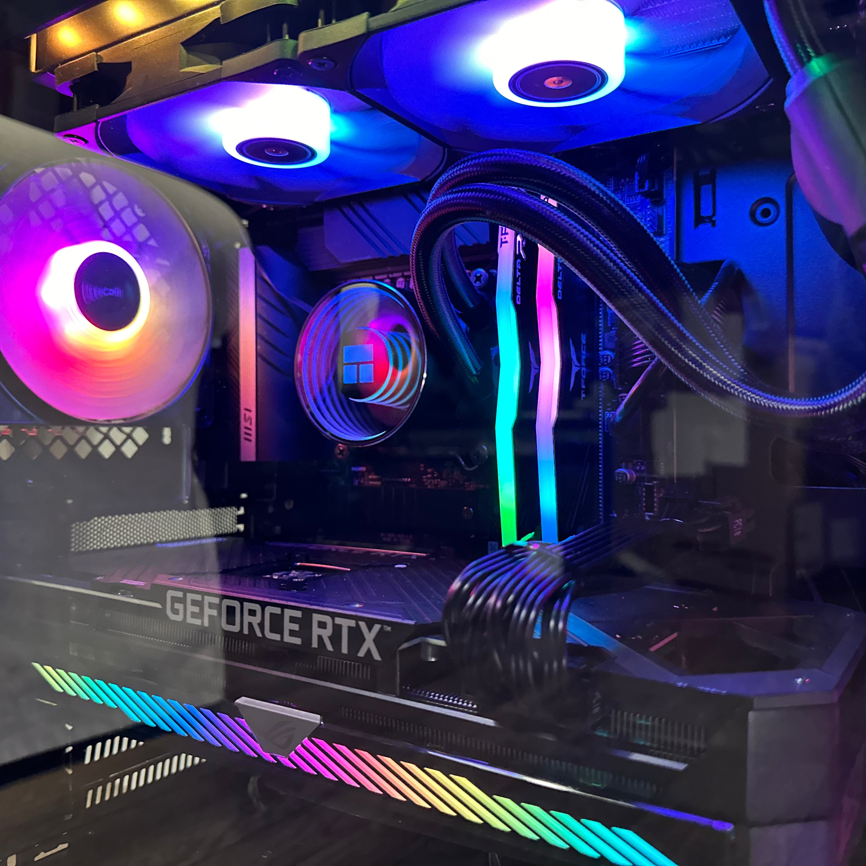 Brand New High-End 16-Core Gaming PC, i9-12900K, RTX 4070 / 4090 Options, 32GB 3600mhz DDR4 Ram, 1TB GEN 4 NVME SSD, 4TB HDD