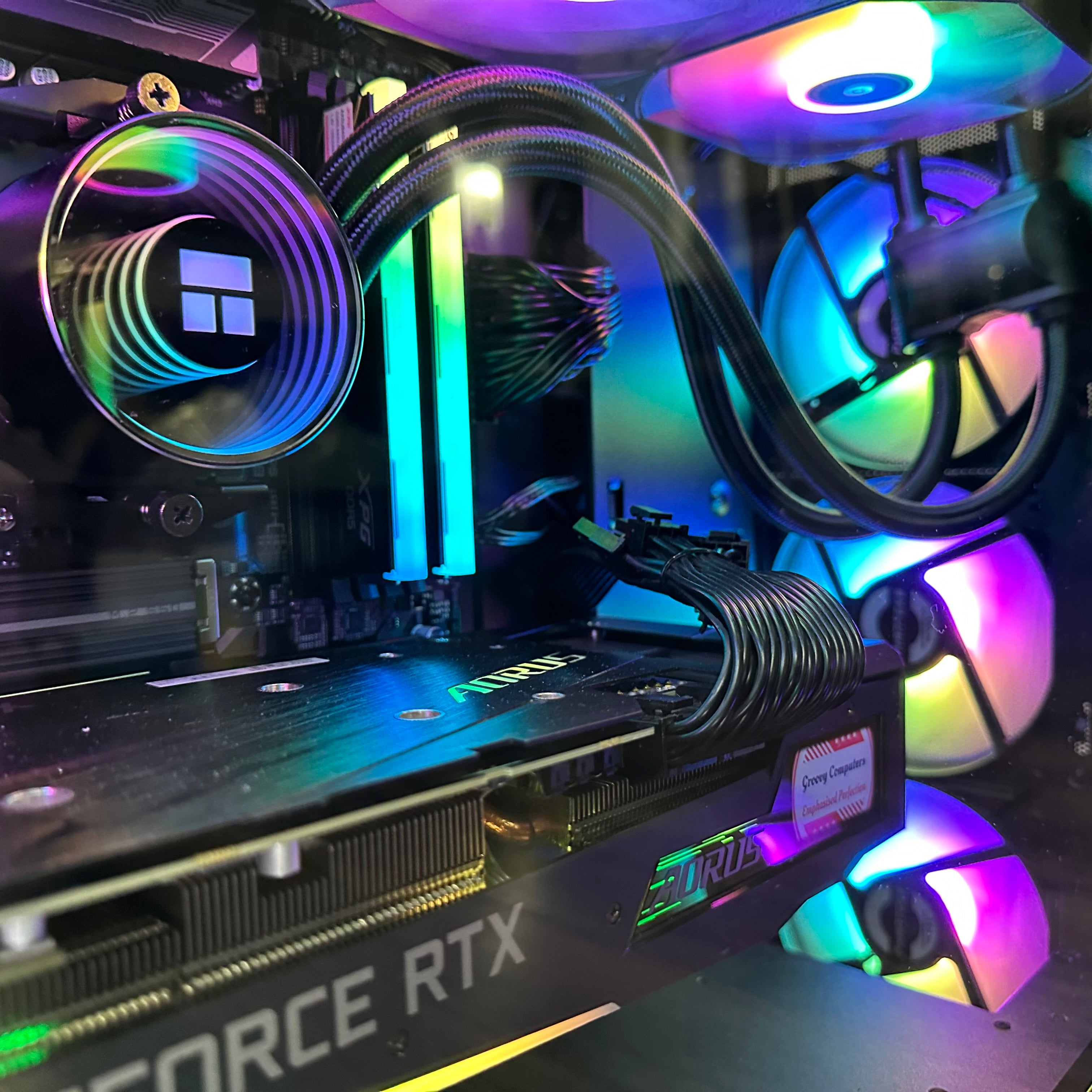 Brand New 12-Core High End Gaming PC, Aorus Ryzen 9 7900x, RTX 4070 / 4090 Options, 32GB 6400mhz DDR5 Ram, 2TB GEN 4 NVME SSD, WIFI + BT
