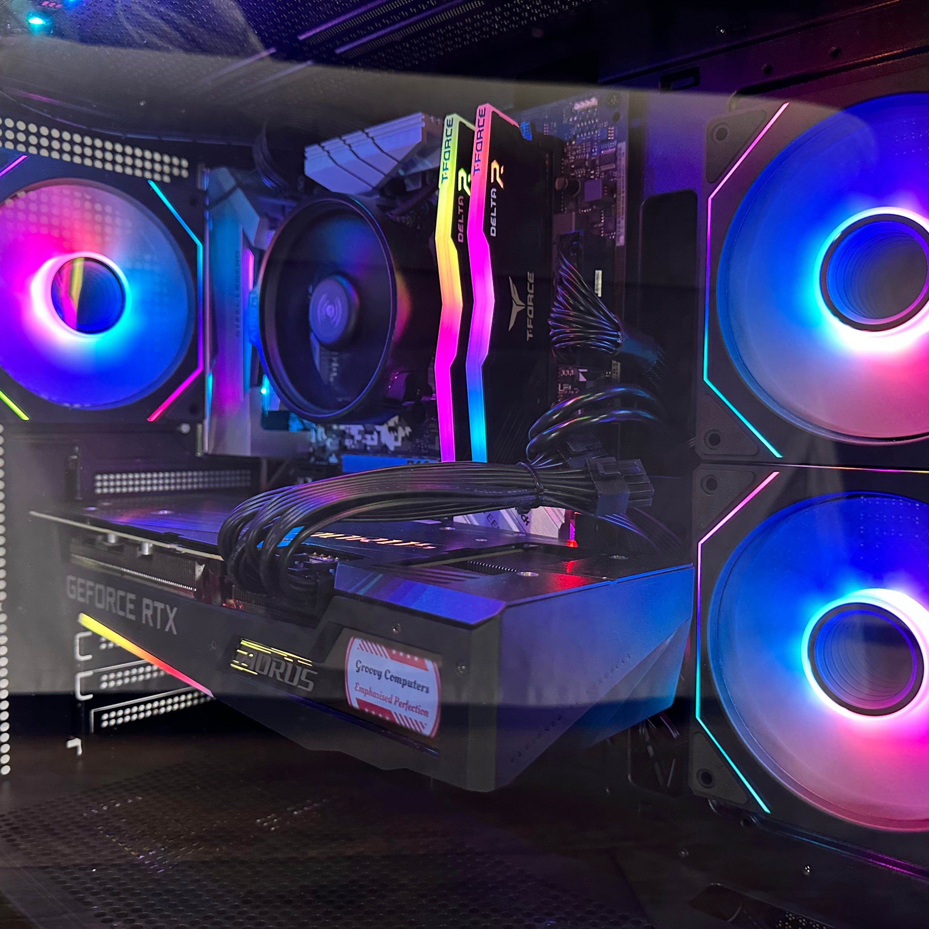 1080p Video Editing Ryzen 7 2700 Gaming PC | 8-Core | RX 6600 8GB | 16GB RAM | 1TB SSD | STEEL LEGEND™ | Brand New