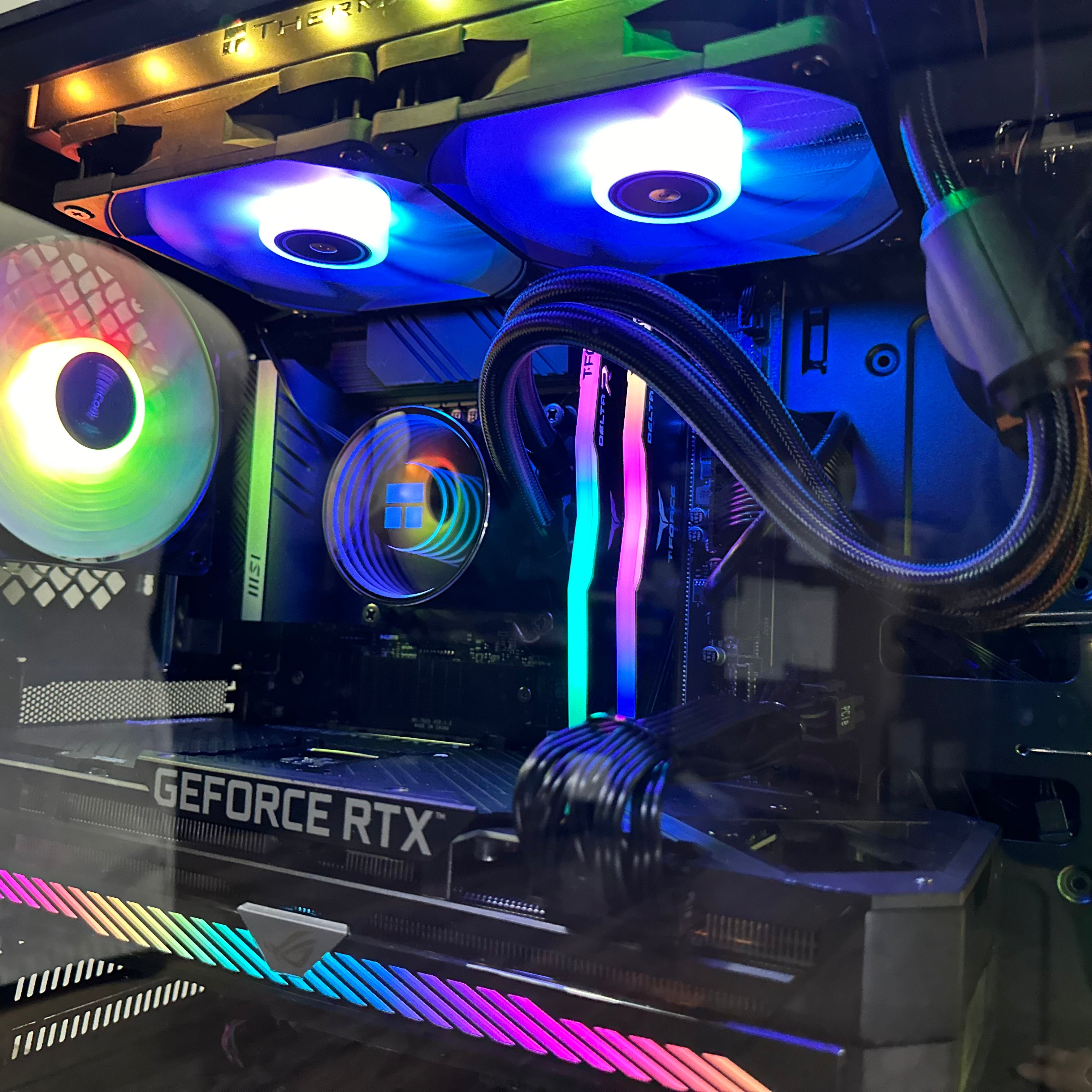 Brand New High-End 16-Core Gaming PC, i9-12900K, RTX 4070 / 4090 Options, 32GB 3600mhz DDR4 Ram, 1TB GEN 4 NVME SSD, 4TB HDD