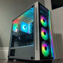 Load image into Gallery viewer, Brand New High End 6-Core Gaming PC, Ryzen 5 5600 (i9-9900K Performance), RTX 3070 Options, 16GB 3600mhz DDR4 Ram, 512GB SSD,  2TB HDD Groovy Computers
