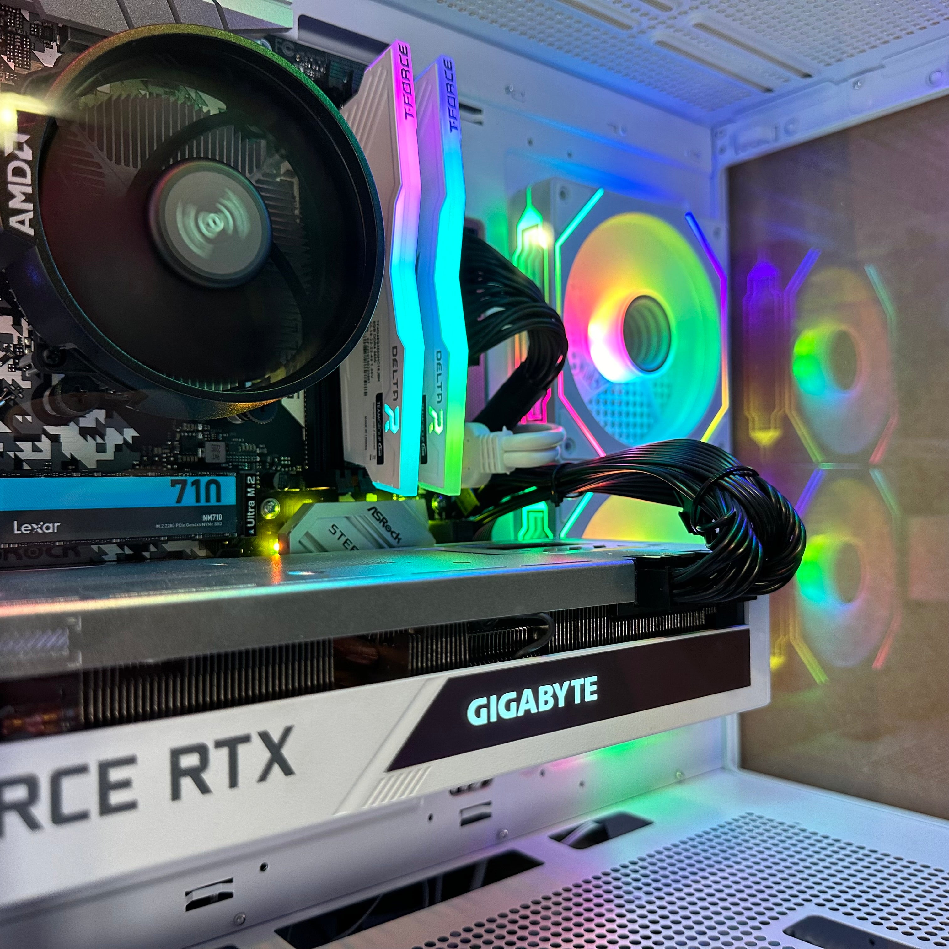 Ryzen 7 5700 Gaming PC | 8-Core | RTX 30/40/50 Series Options | 16GB RAM | 1TB NVMe SSD | STEEL LEGEND™ | Brand New