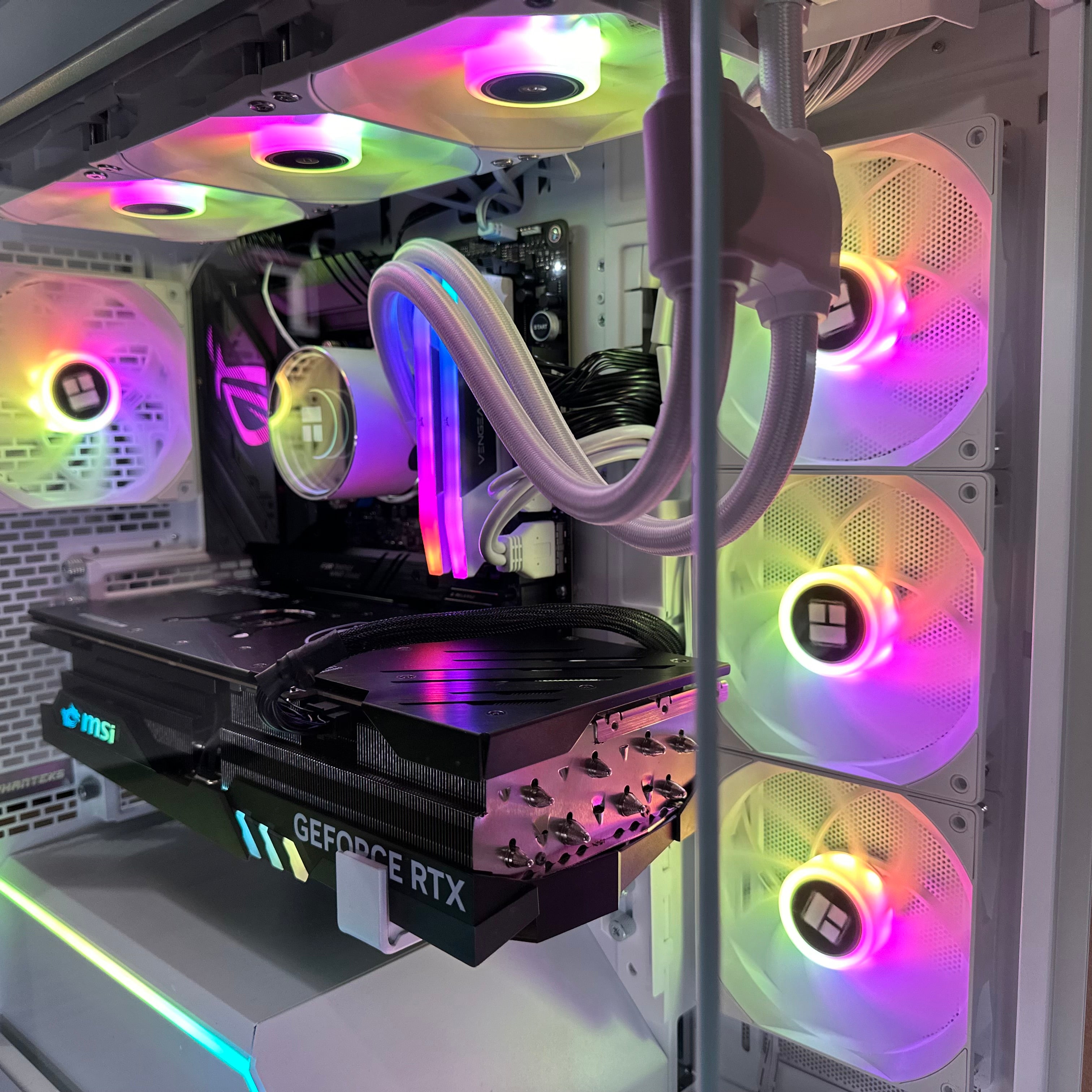 4K Top Tier Workstation i9-14900KF Gaming PC | 24-Core | RTX 5090 32GB | 64GB DDR5 6000MHz | 2TB GEN 4 NVME SSD | ASUS ROG™ | WIFI + BT | Brand New