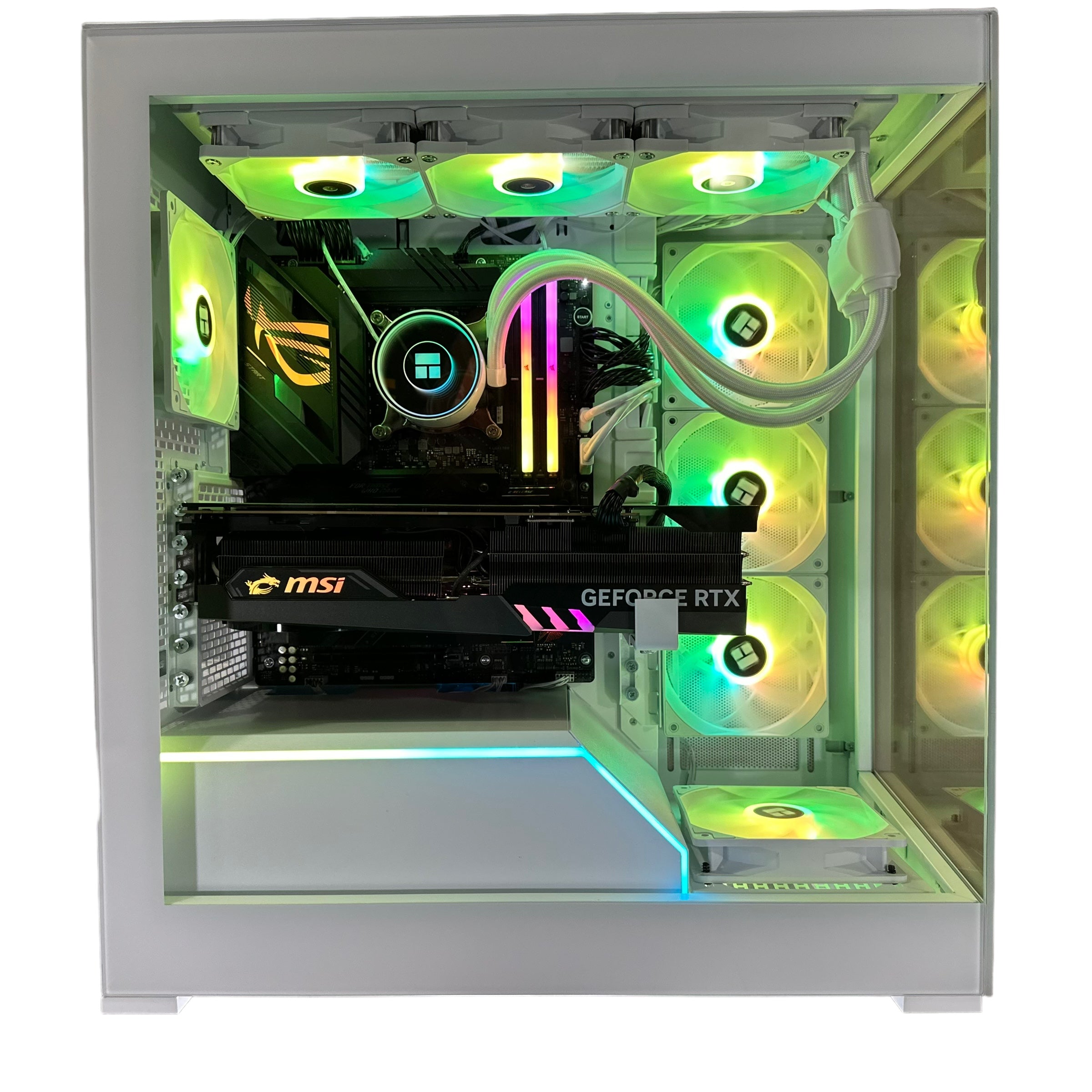 4K Top Tier Workstation i9-14900KF Gaming PC | 24-Core | RTX 5090 32GB | 64GB DDR5 6000MHz | 2TB GEN 4 NVME SSD | ASUS ROG™ | WIFI + BT | Brand New