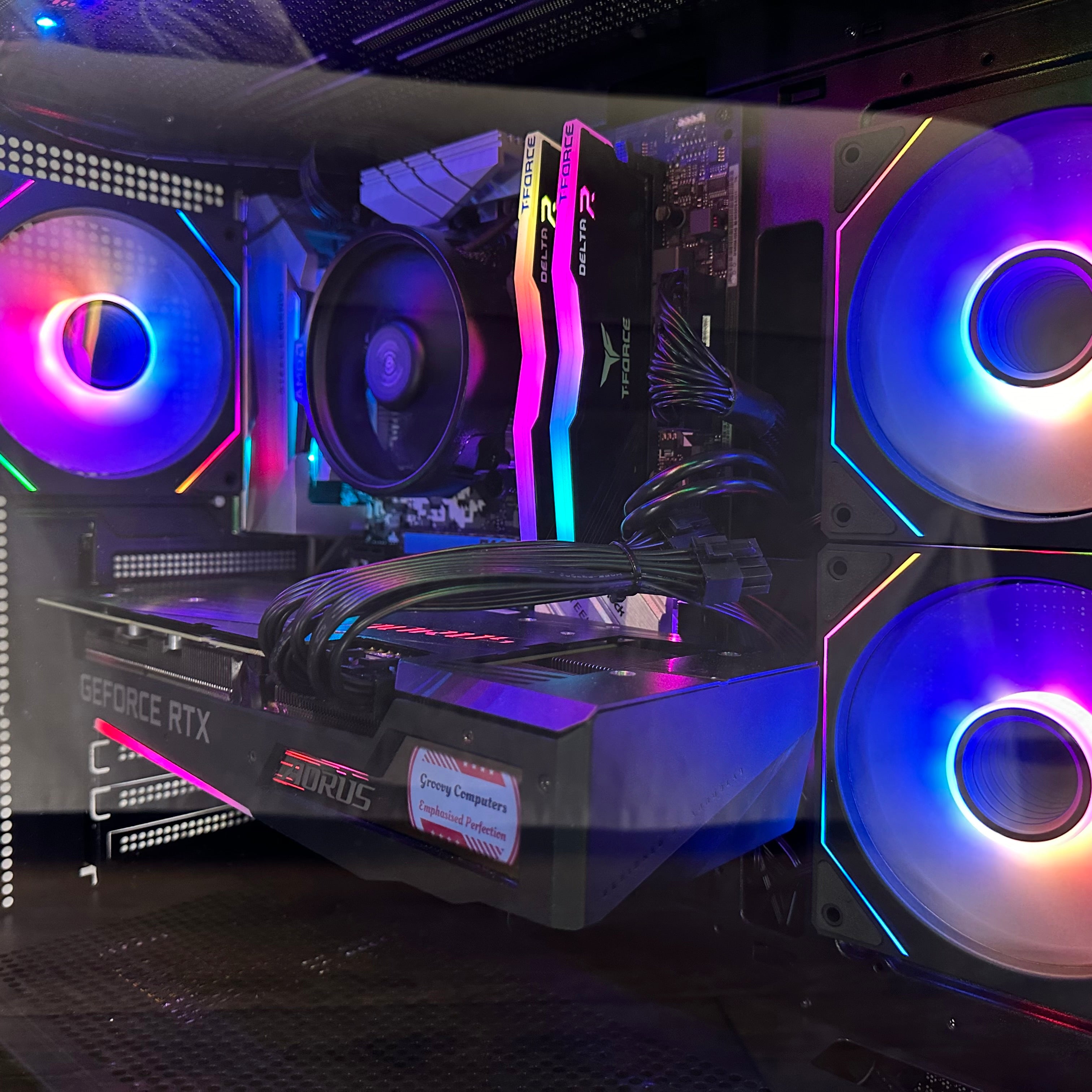 1080p Video Editing Ryzen 7 2700 Gaming PC | 8-Core | RX 6600 8GB | 16GB RAM | 1TB SSD | STEEL LEGEND™ | Brand New