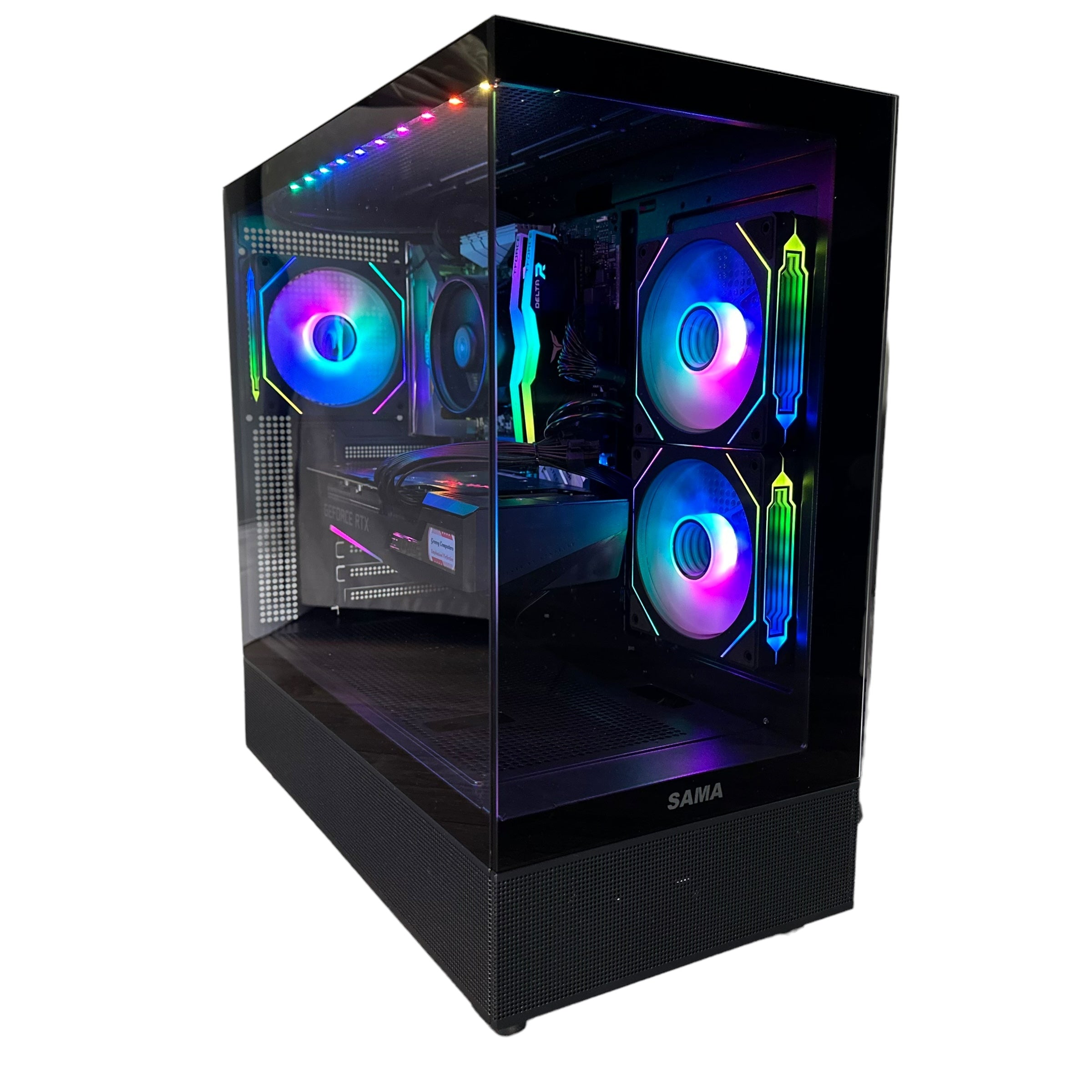 1080p Video Editing Ryzen 7 2700 Gaming PC | 8-Core | RX 6600 8GB | 16GB RAM | 1TB SSD | STEEL LEGEND™ | Brand New