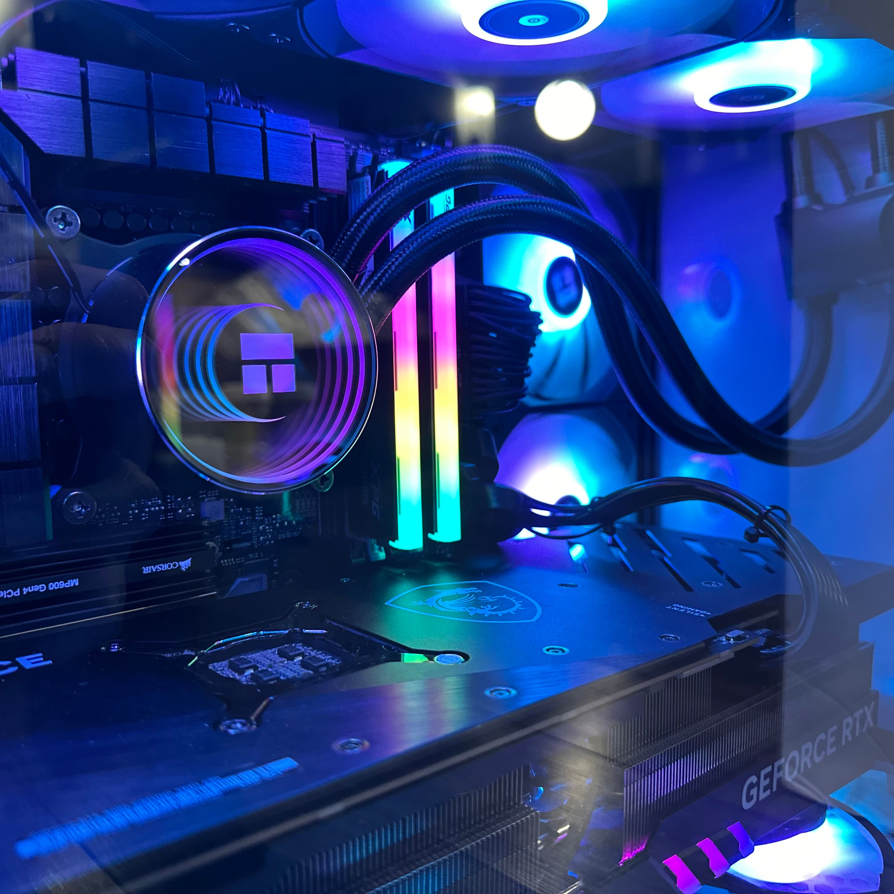Top Tier Brand New 16-Core Gaming PC, ASUS TUF, Ryzen 9 7950x3D, RTX 4090/4070 Options, 32GB 6400mhz DDR5 Ram, 2TB NVME SSD, WIFI + BT