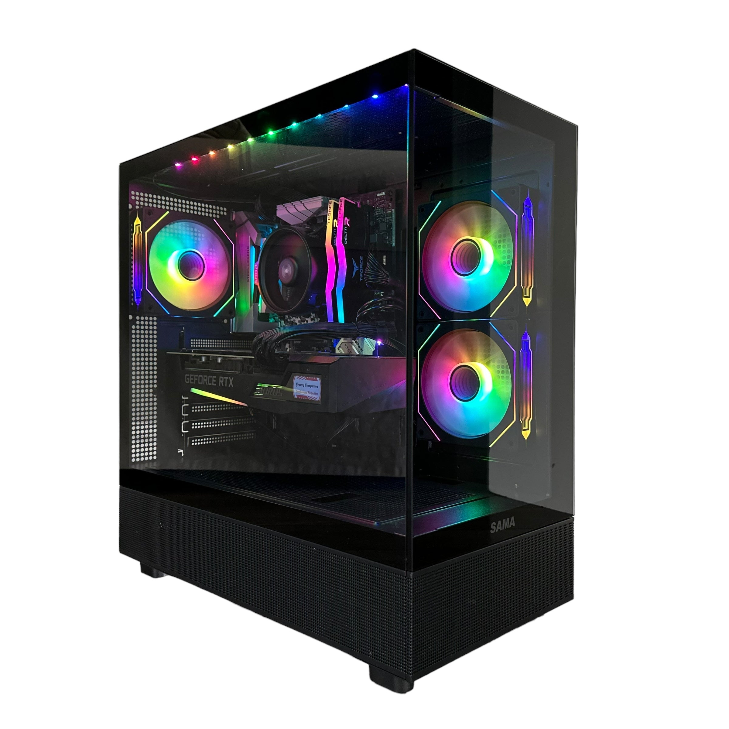 Ryzen 7 2700 Gaming PC | 8-Core | RTX 20/30/40 Series Options | 16GB RAM | 1TB SSD | STEEL LEGEND™ | Brand New - Groovy Computers