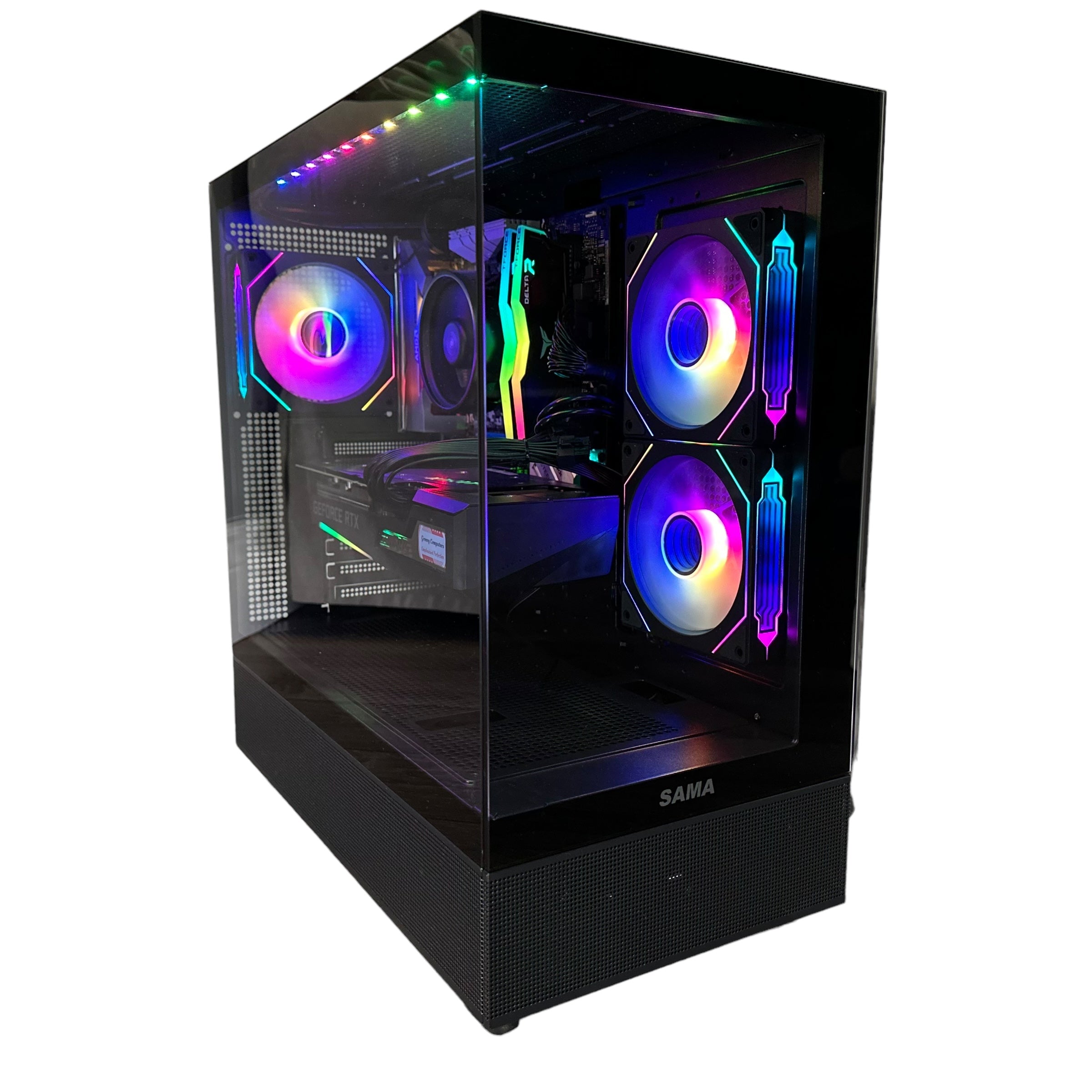 1080p Video Editing Ryzen 7 2700 Gaming PC | 8-Core | RX 6600 8GB | 16GB RAM | 1TB SSD | STEEL LEGEND™ | Brand New