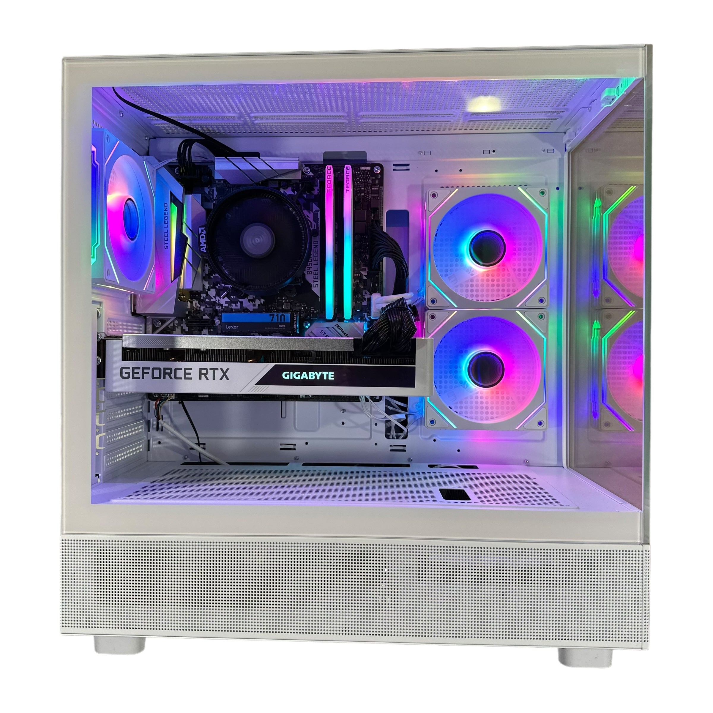 Ryzen 5 5600 Gaming PC | 6-Core | RTX 30/40/50 Series Options | 16GB RAM | 1TB NVMe SSD | STEEL LEGEND™ | Brand New - Groovy Computers