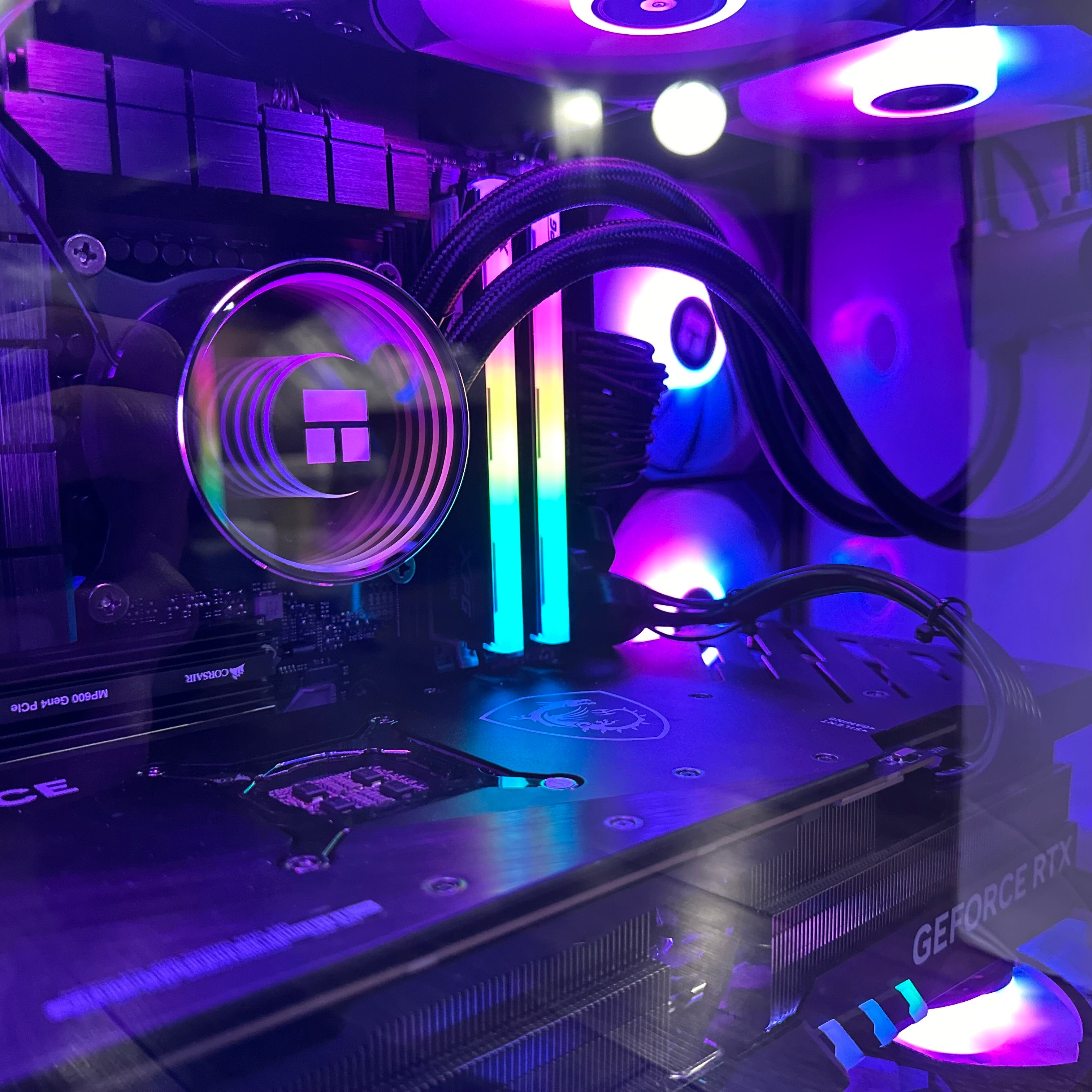 Top Tier Brand New 16-Core Gaming PC, ASUS TUF, Ryzen 9 7950x3D, RTX 4090/4070 Options, 32GB 6400mhz DDR5 Ram, 2TB NVME SSD, WIFI + BT
